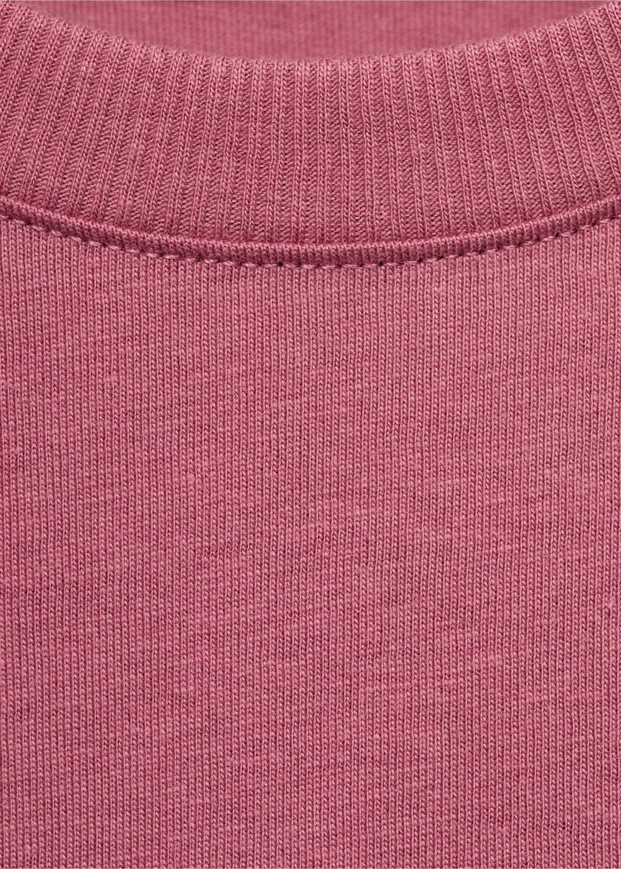 Camiseta detalle costura - Detalle del artículo 0, Vino. Ref: 17091253-00.