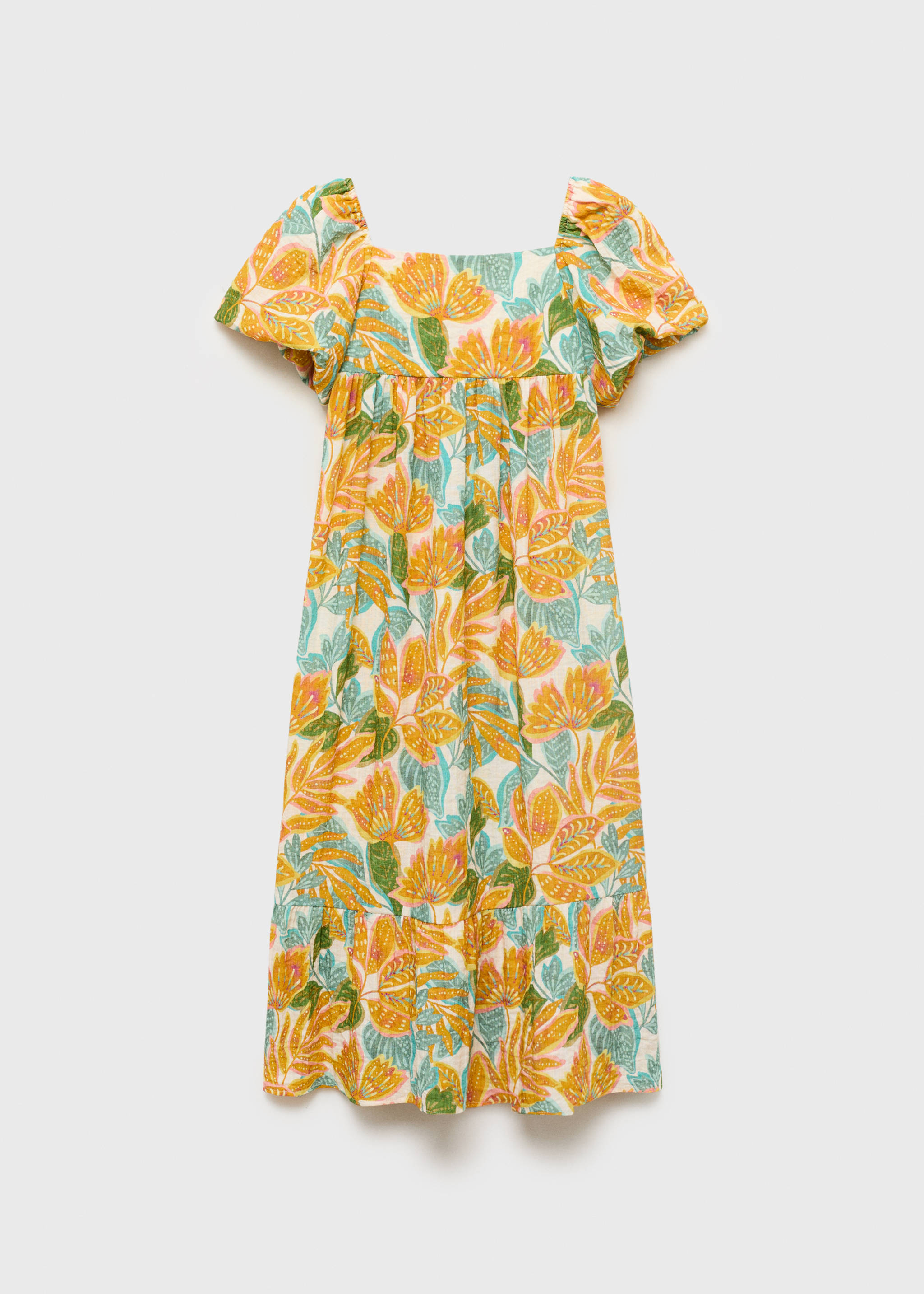 Vestit estampat tropical - Article sense model