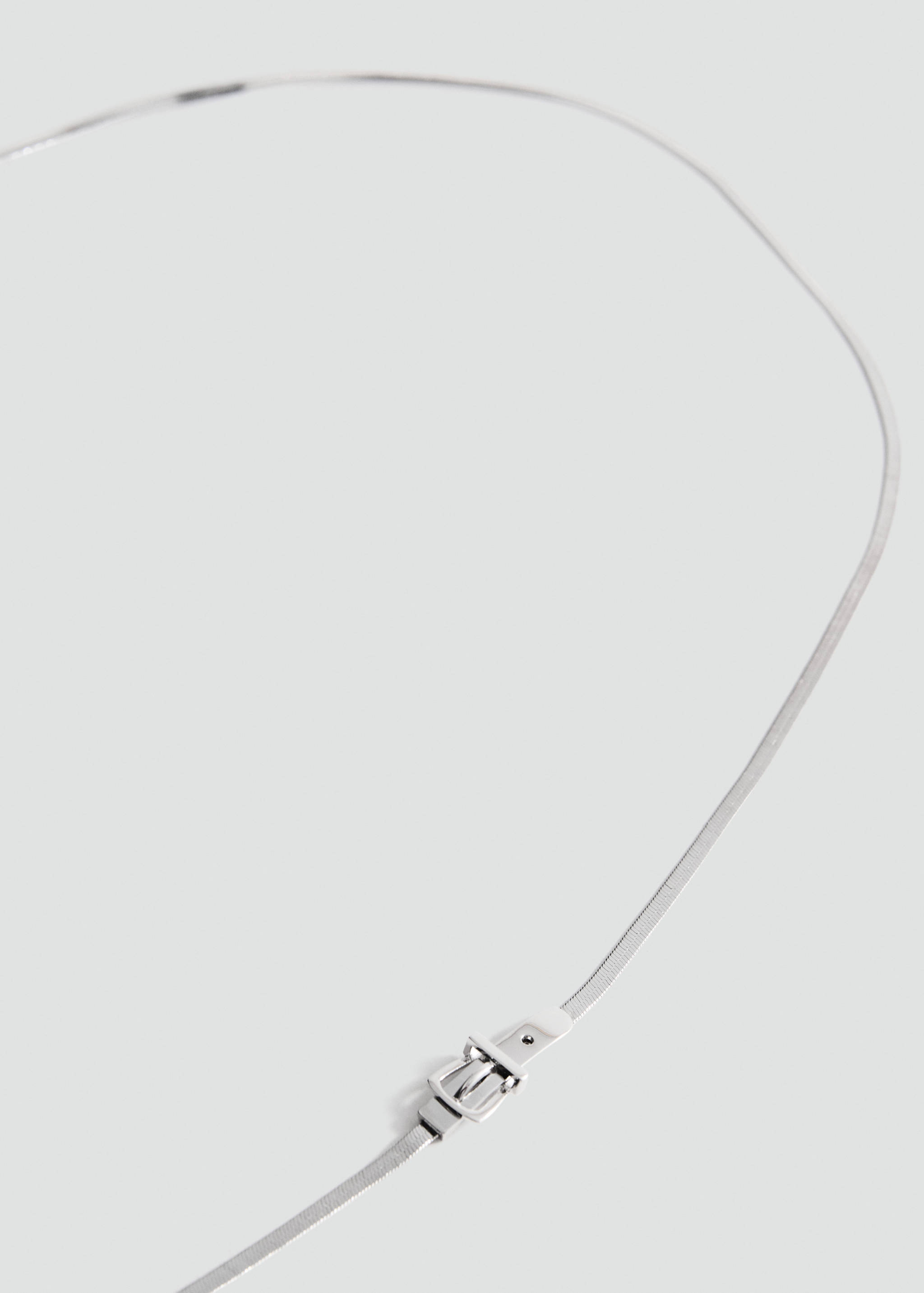 Thin metal belt with buckle - Medium plane