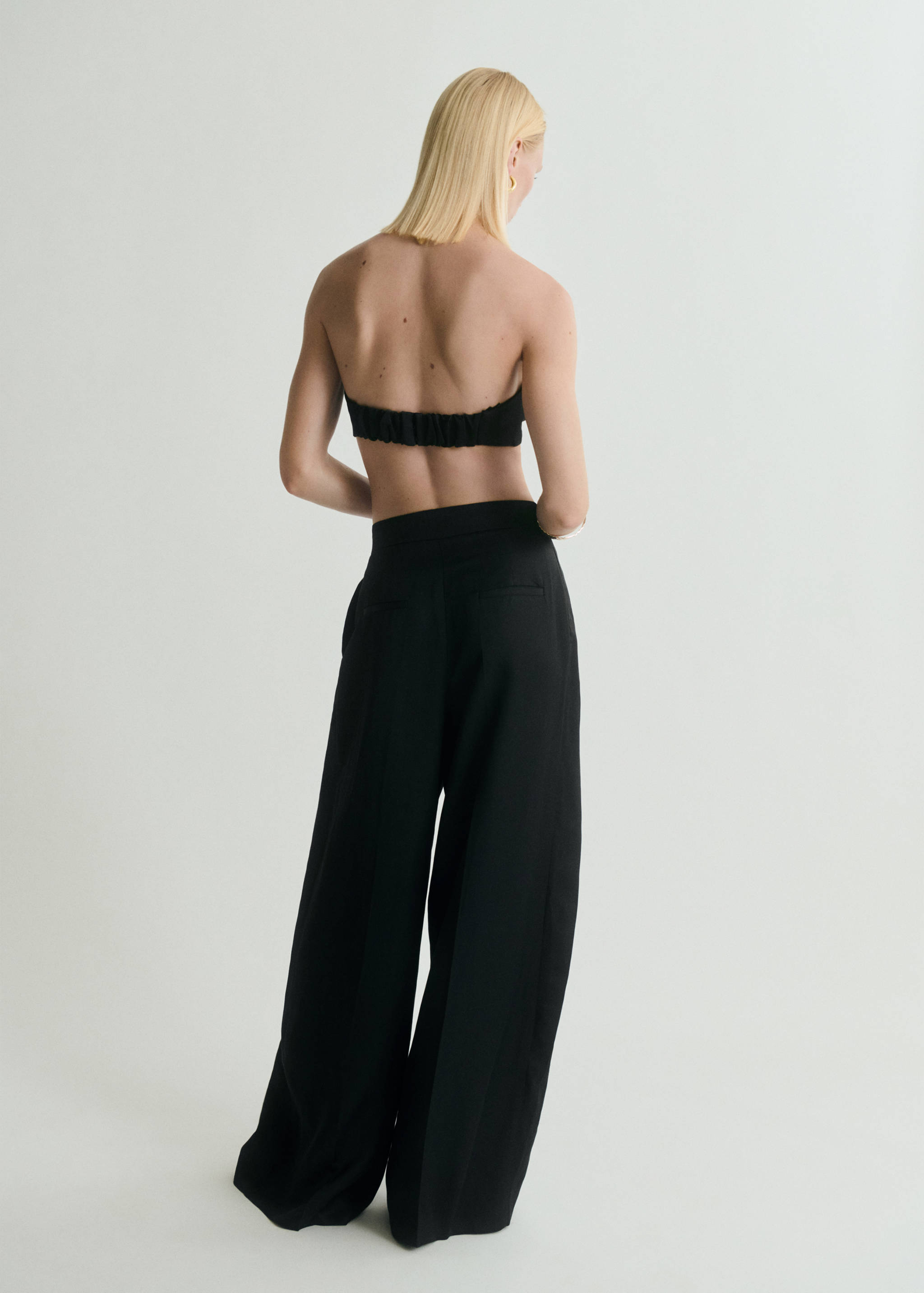 Pantalón pinzas wide leg - Reverso del artículo
