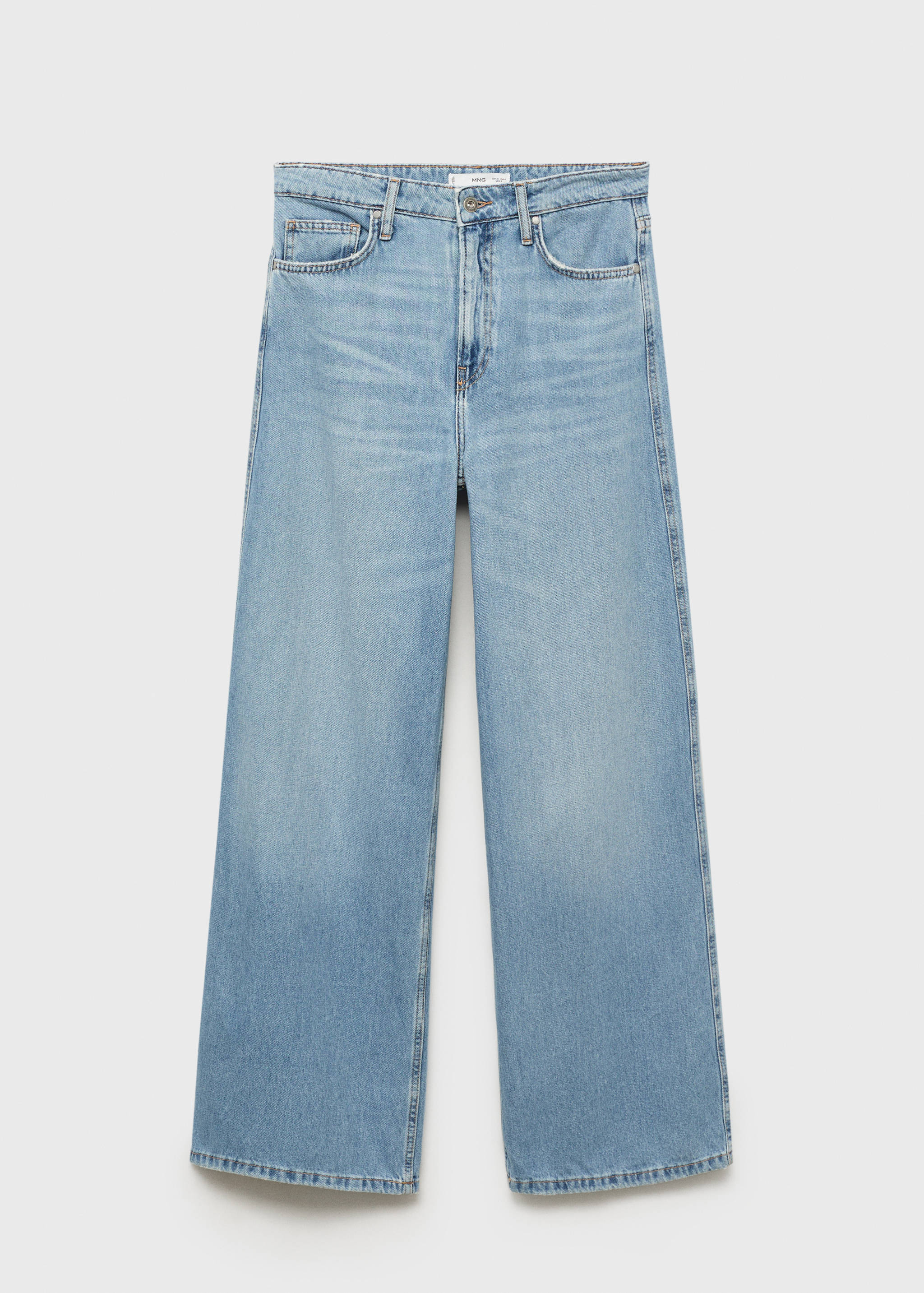 Blugi wide leg cu talie înaltă - Articol fără model