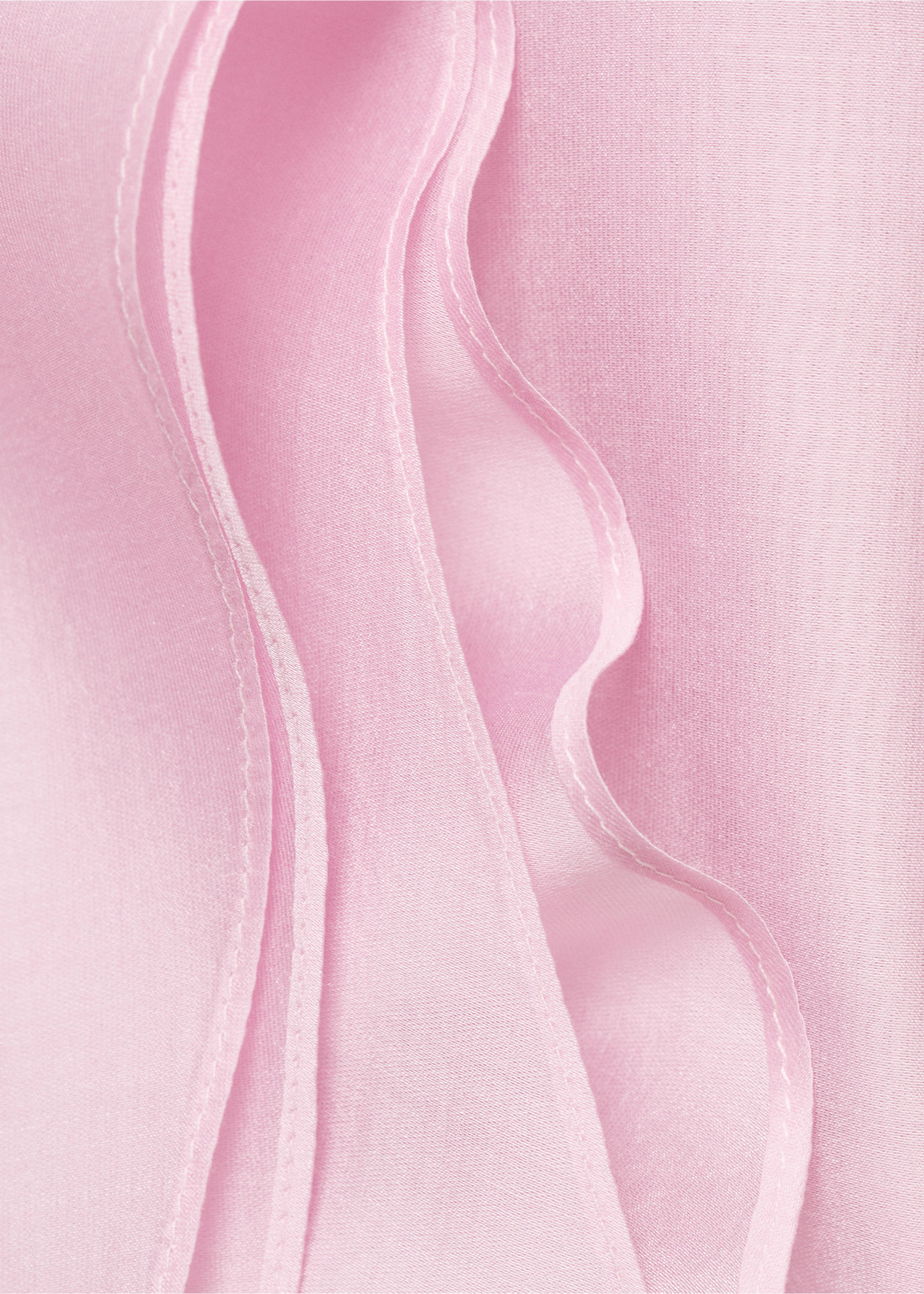Lyocell shirt with peak finish - Details of the article 0, Violet. Ref: 17091274-00.