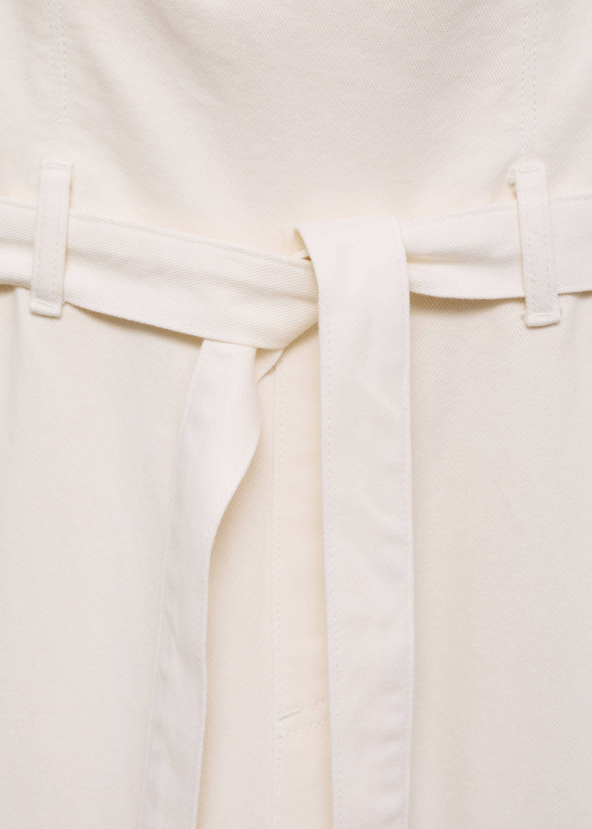 Denim jumpsuit belt - Details of the article 0