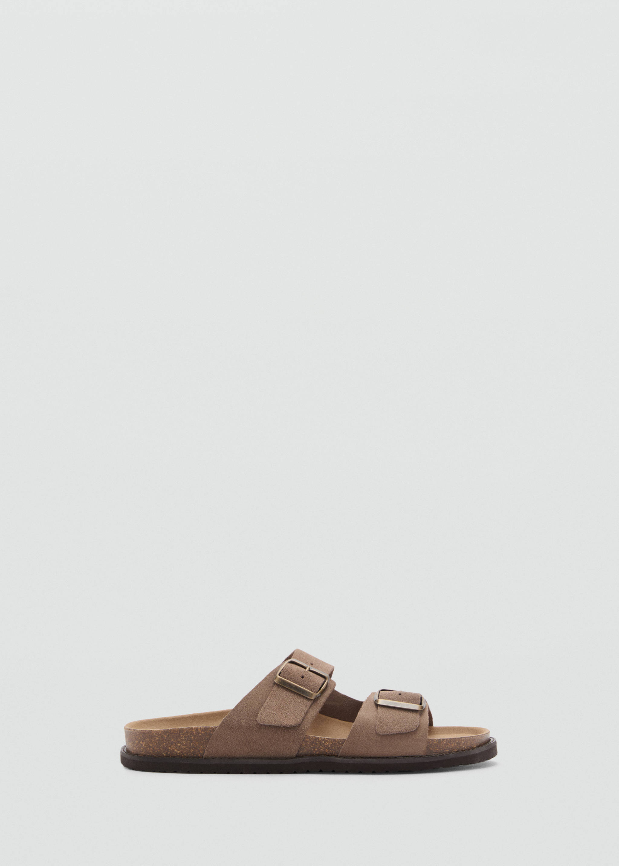 Buckles leather sandal - Article without model