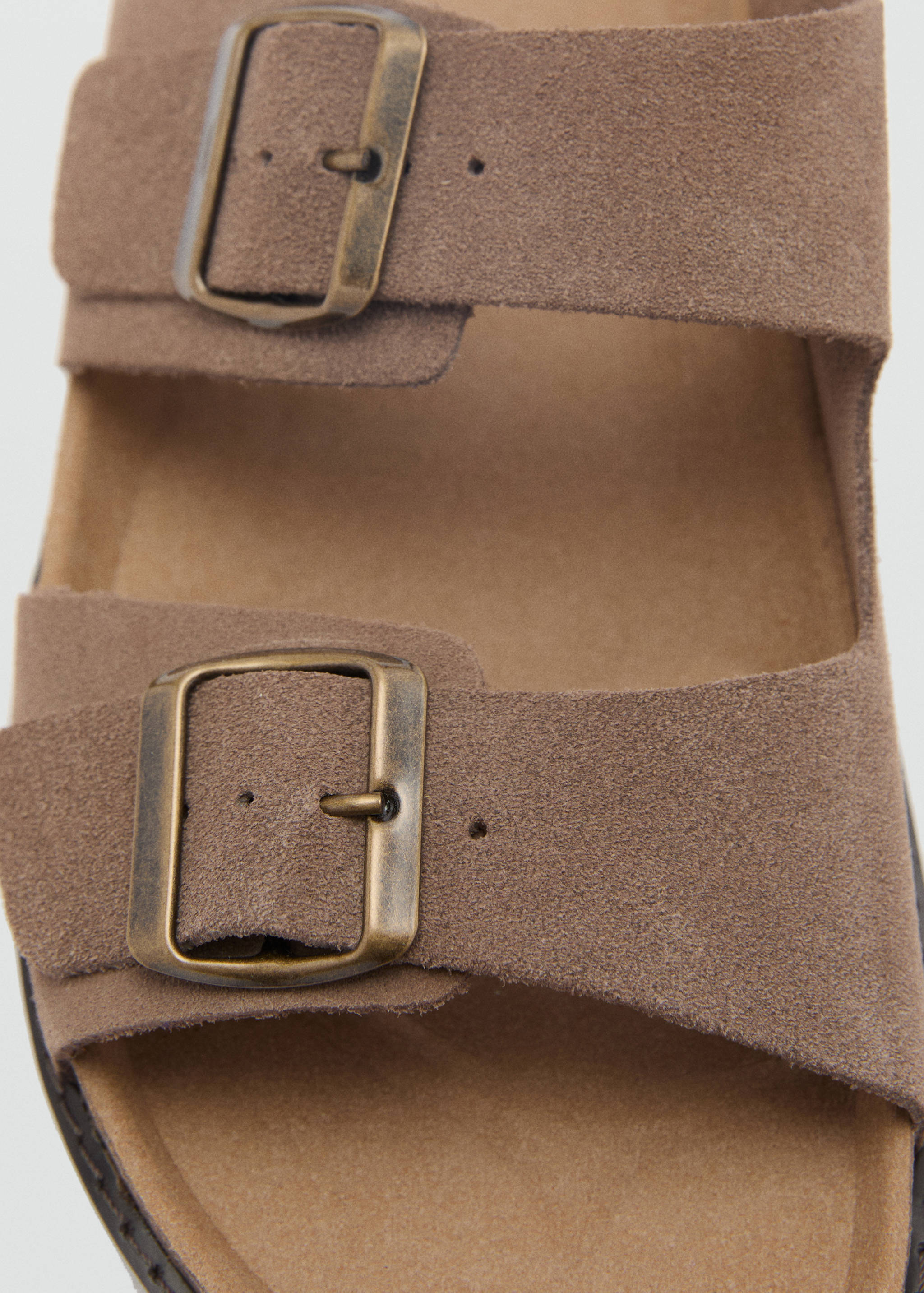 Buckles leather sandal - Details of the article 1