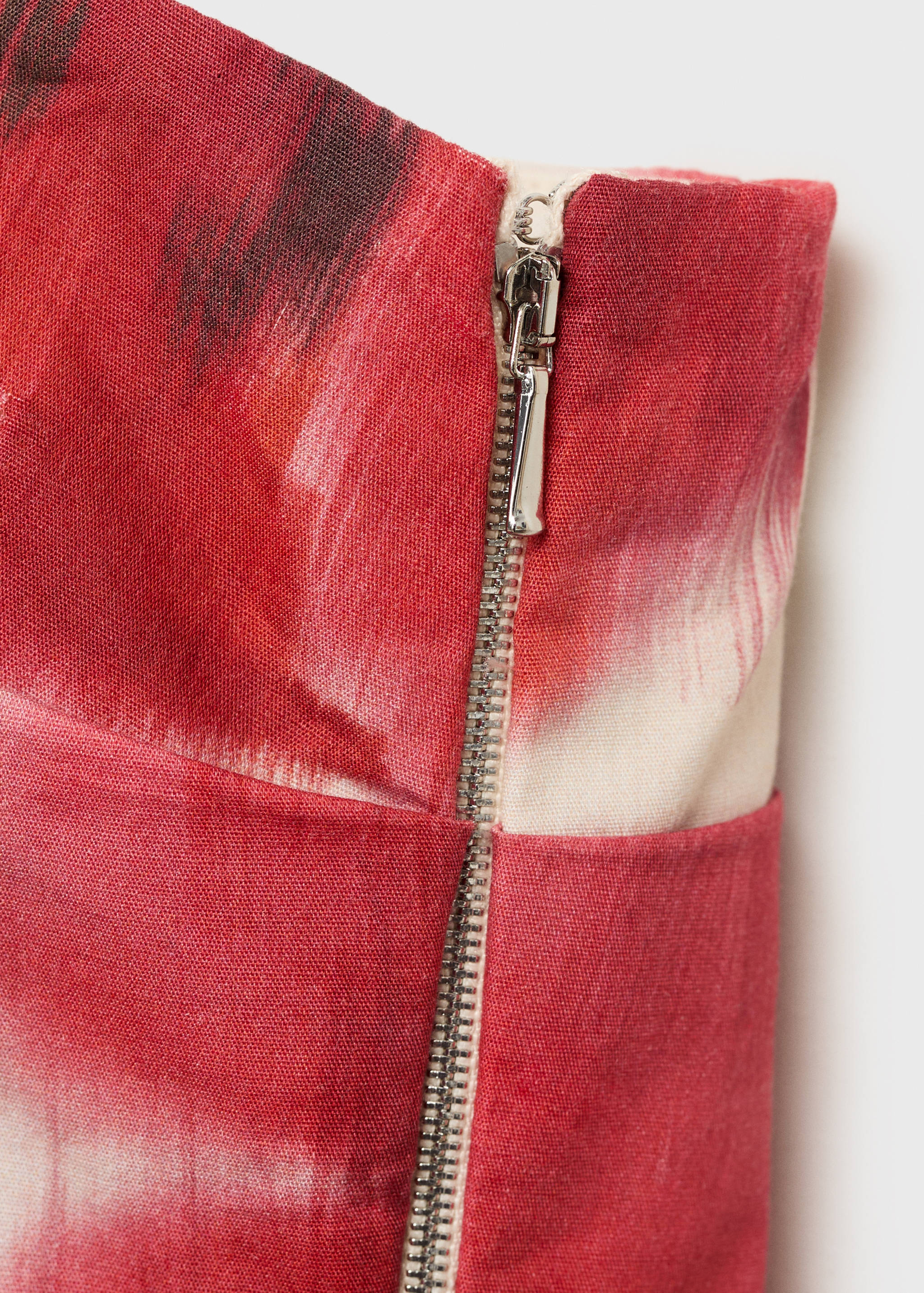Floral-print bandeau top - Details of the article 0
