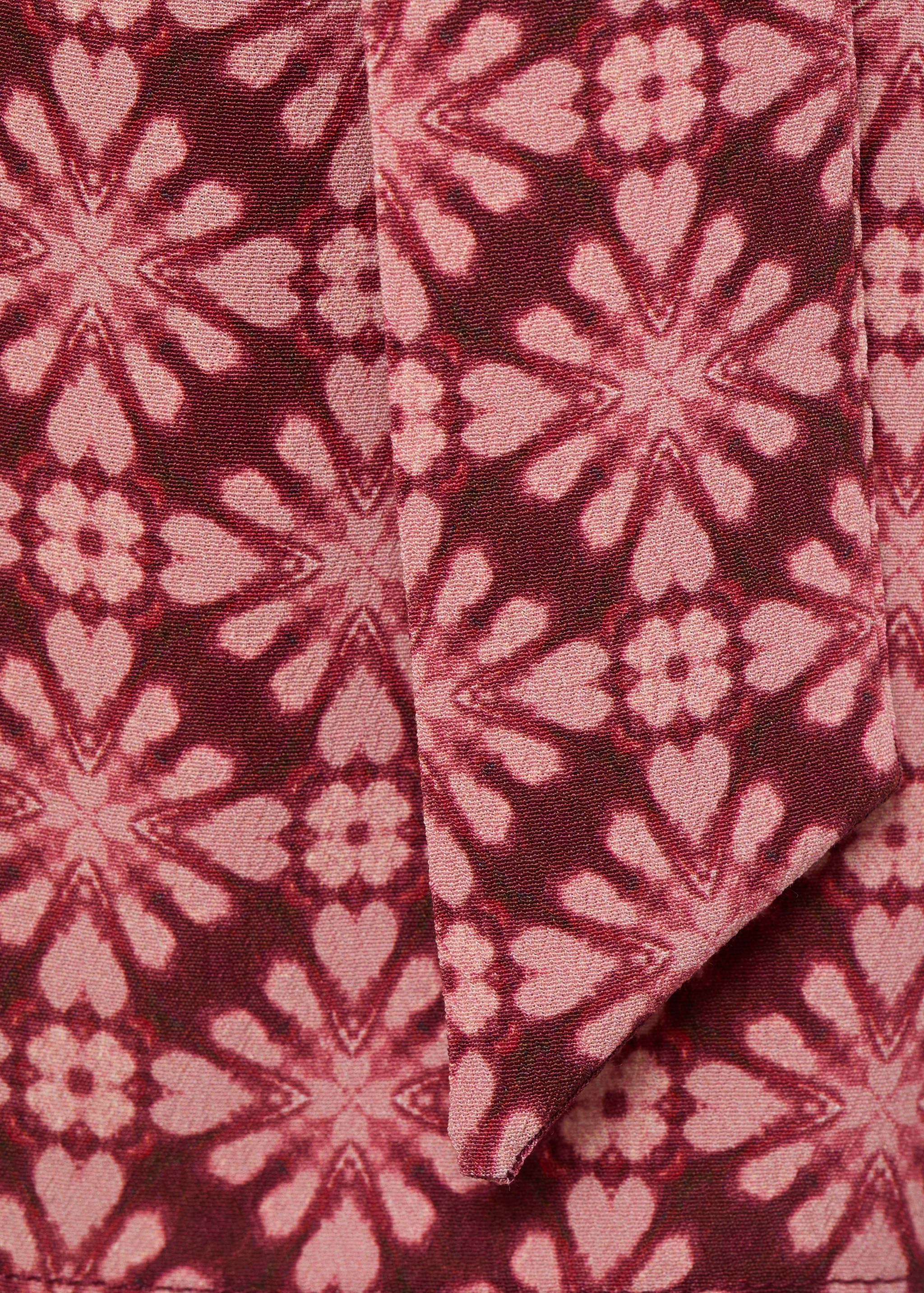 Blouse asymétrique col noué - Détail de l'article 8