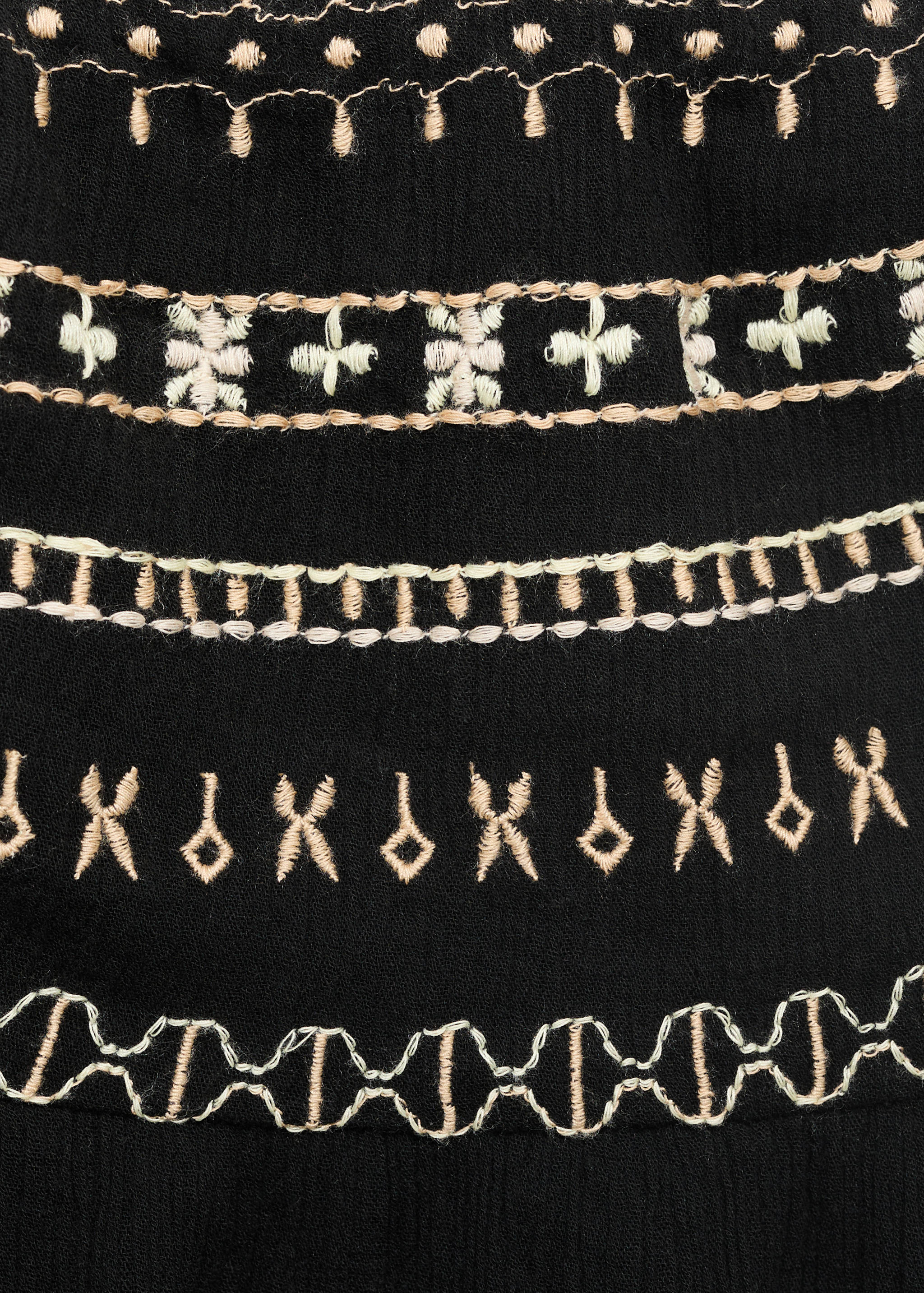 Schulterfreies Top mit Stickerei - Detail des Artikels 8