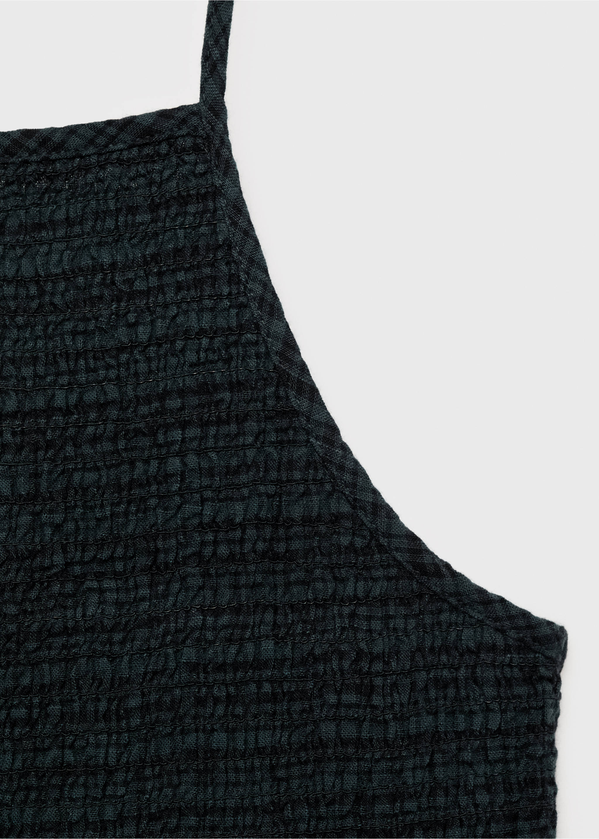 Robe longue emmanchures américaines - Détail de l'article 8, Noir. Ref: 17091513-00.