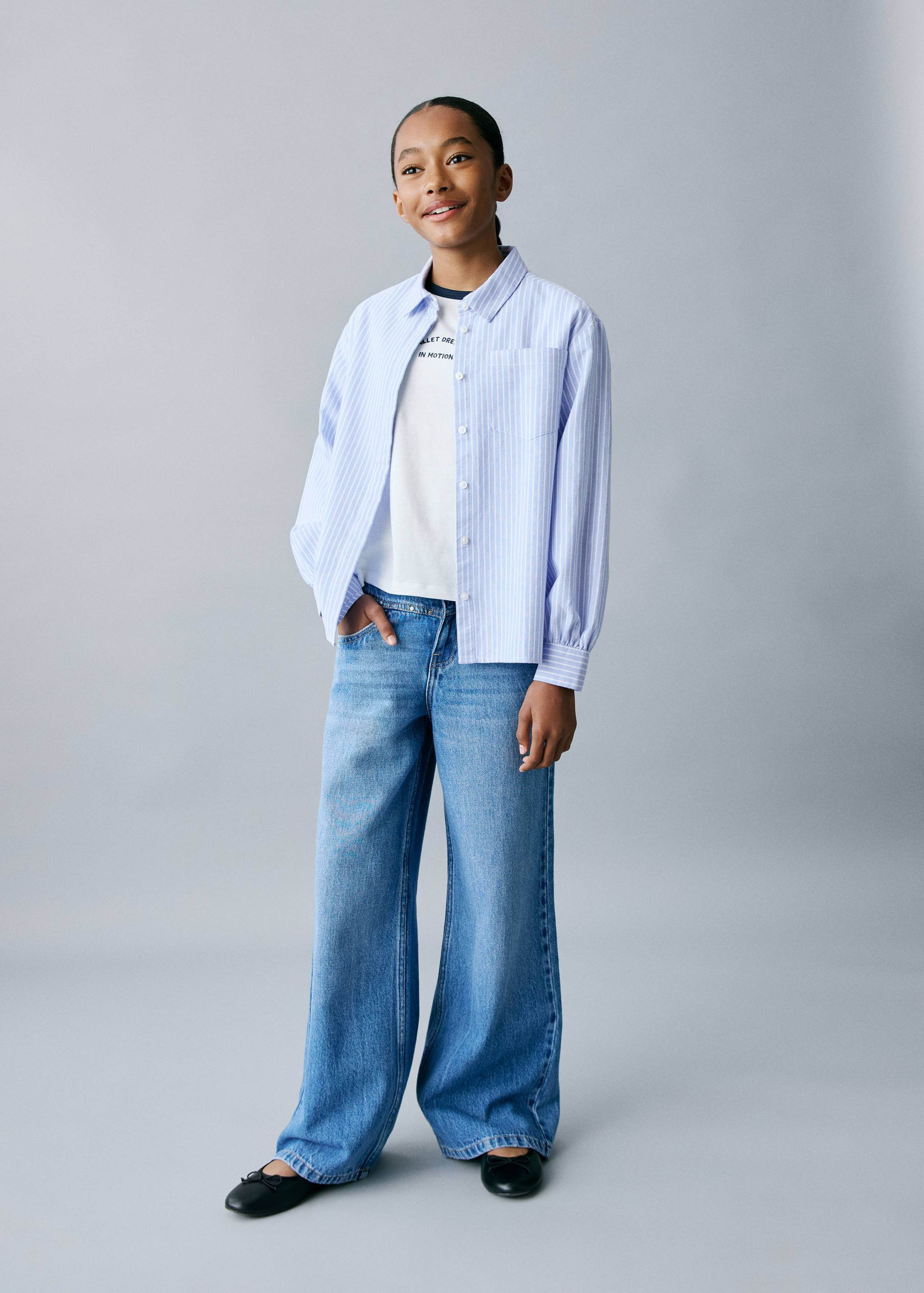 Striped cotton shirt - General plane