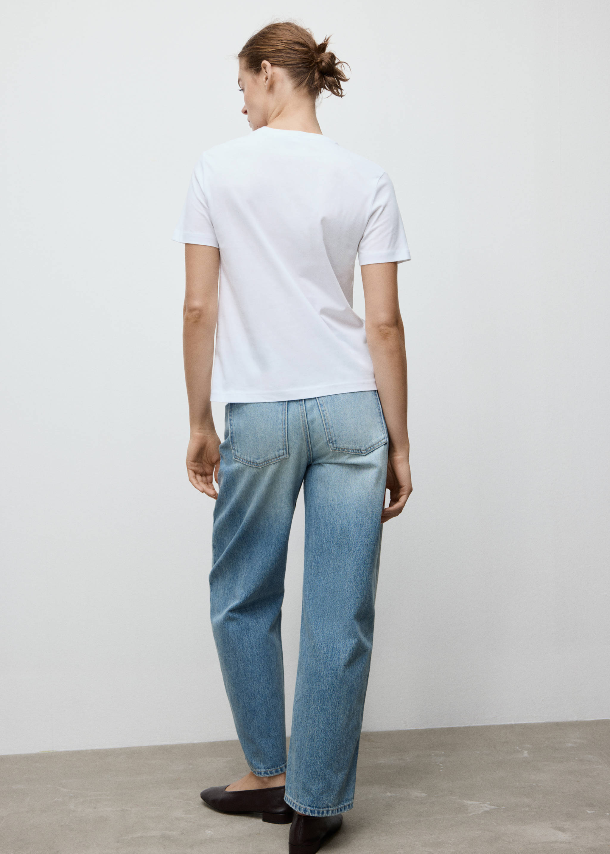 T-shirt coton manches courtes - Verso de l’article