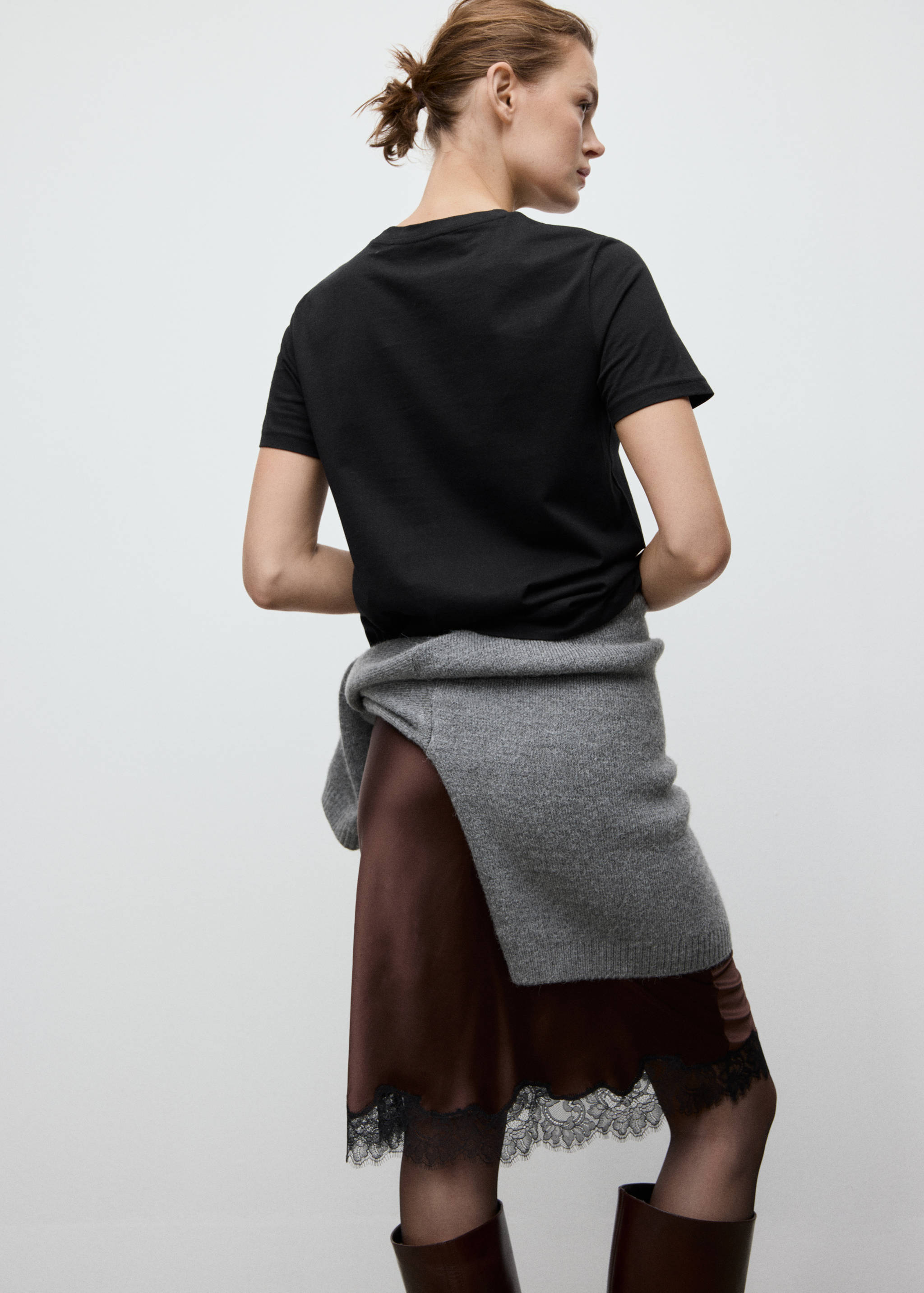 T-shirt coton manches courtes - Verso de l’article