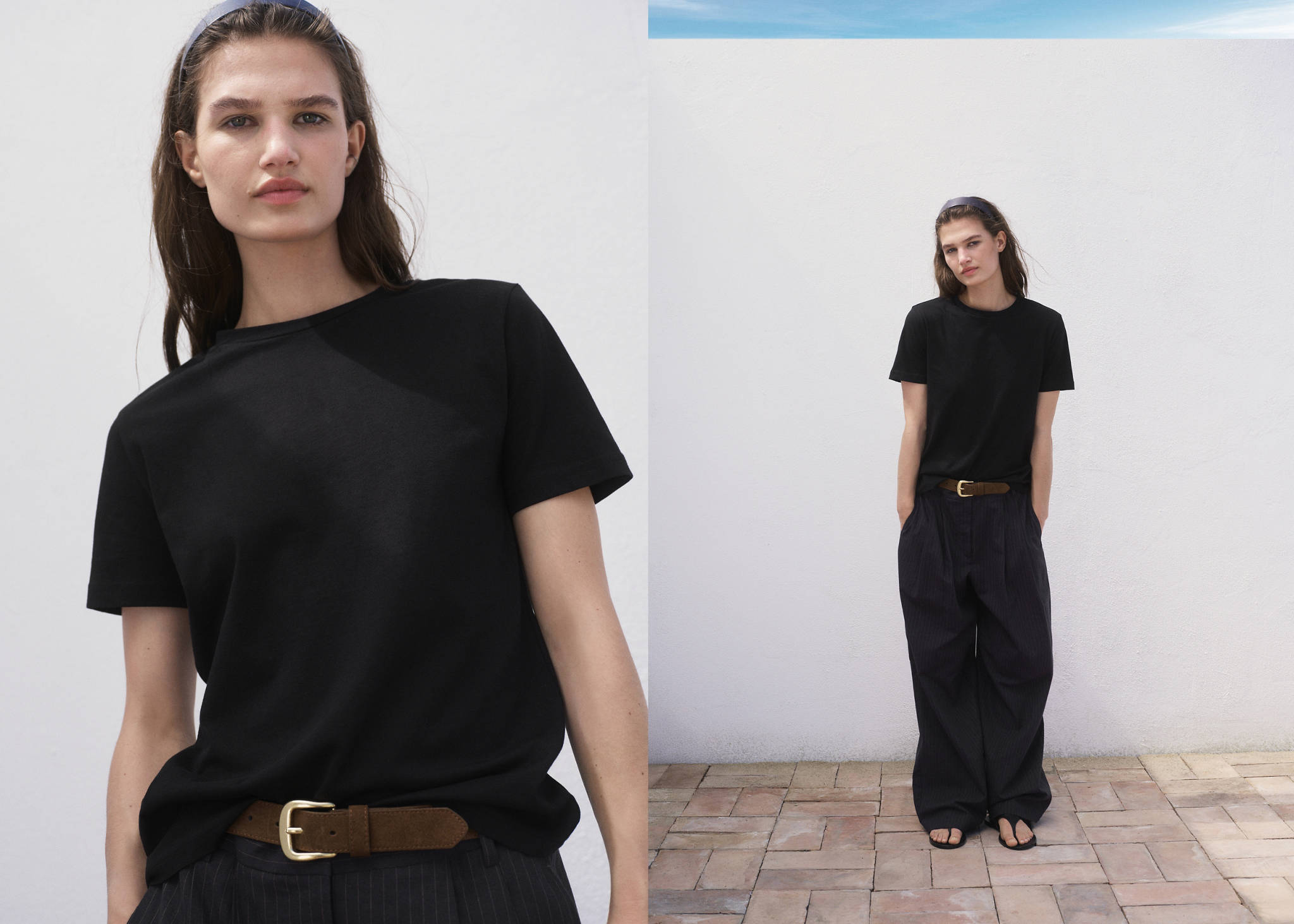 Cotton short-sleeved t-shirt - Panoramic plane