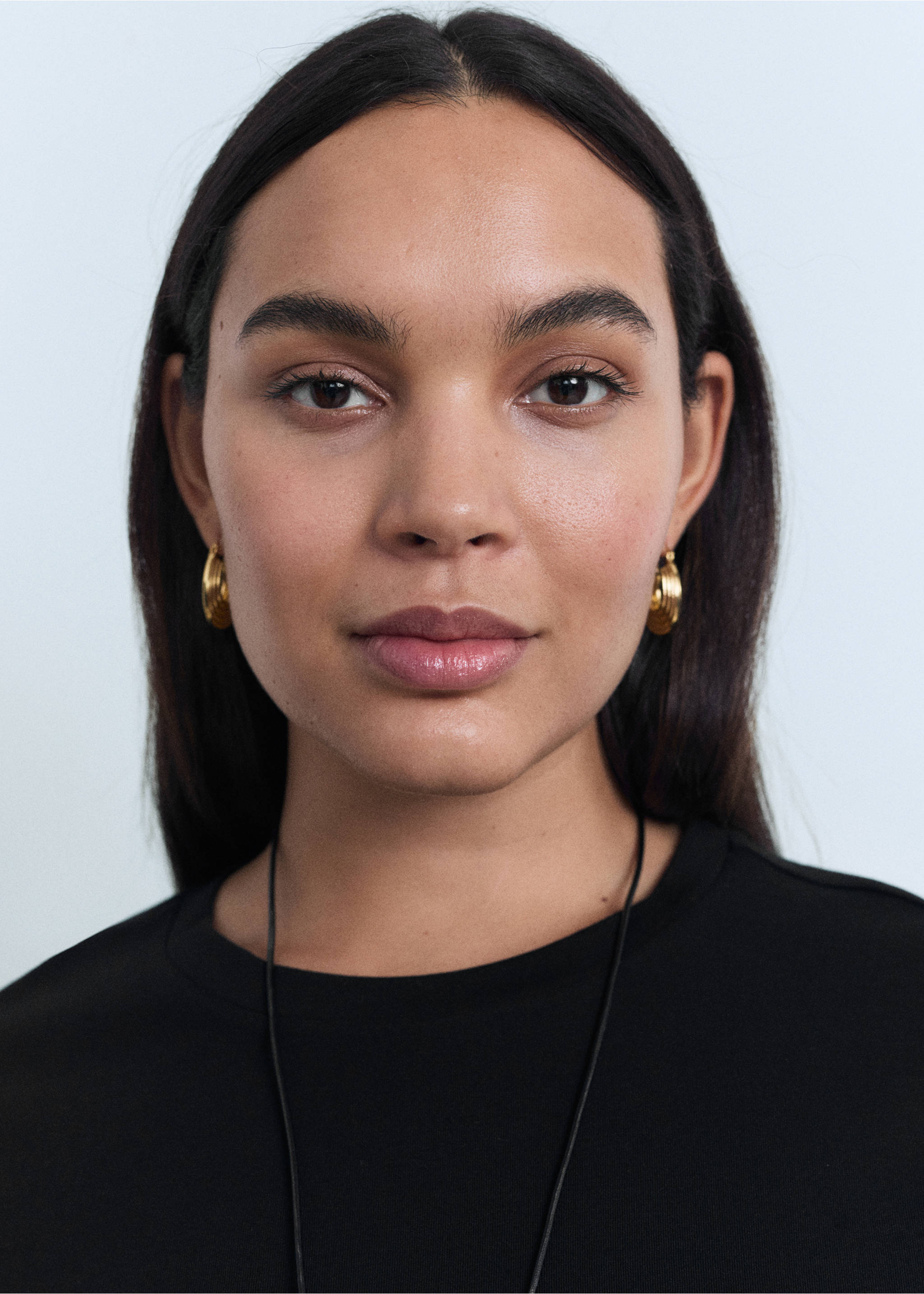 Pamučna majica kratkih rukava - Detalji artikla 4, Crna. Ref: 17091515-00.