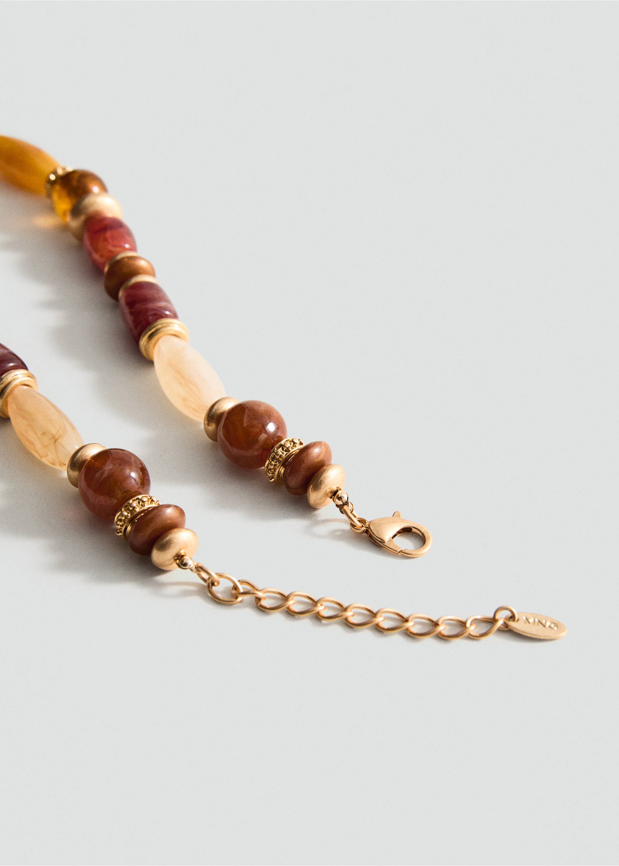 Collar bolas combinado - Detalle del artículo 1, Marrón. Ref: 17091520-00.