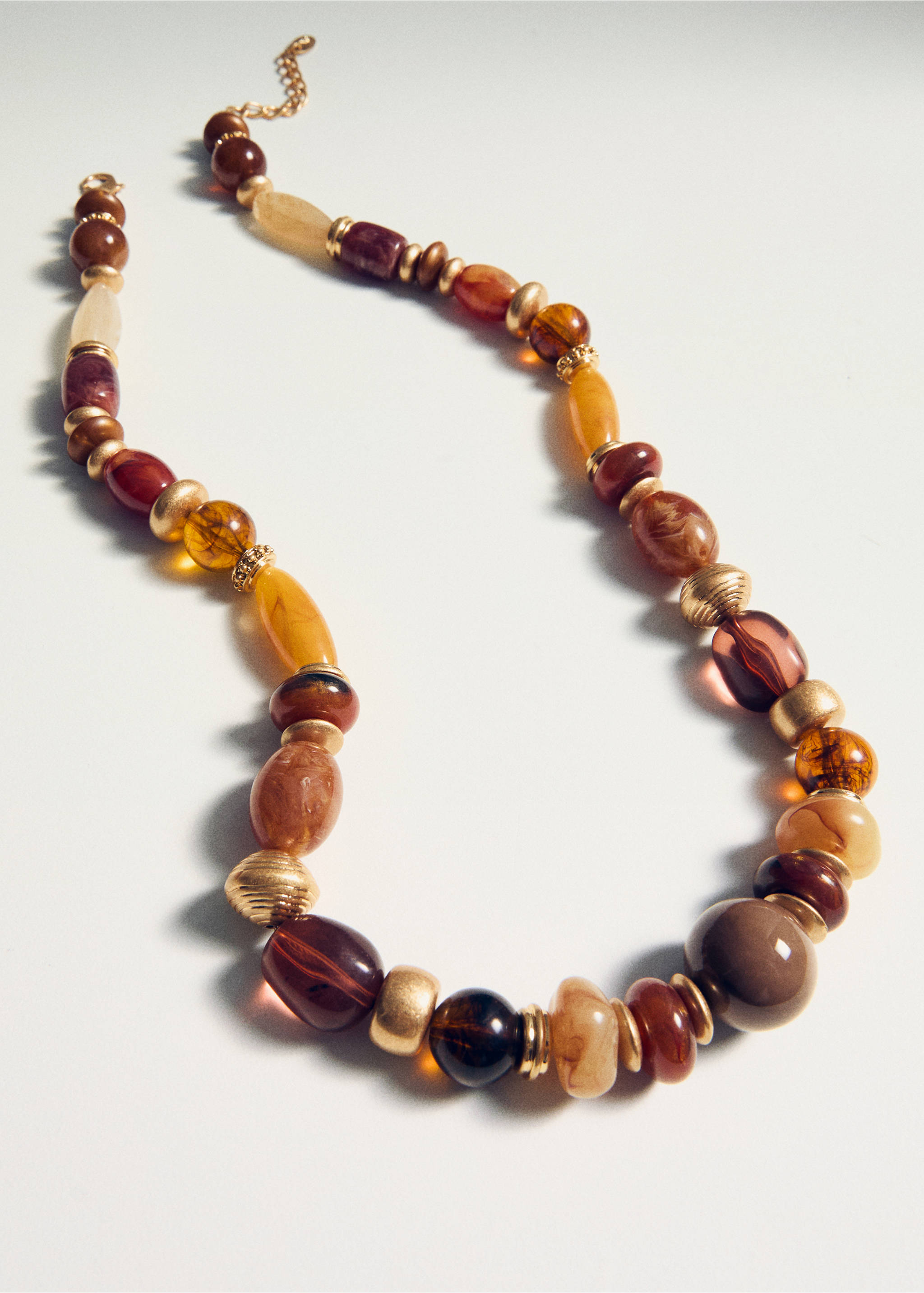 Collar bolas combinado - Detalle del artículo 5, Marrón. Ref: 17091520-00.