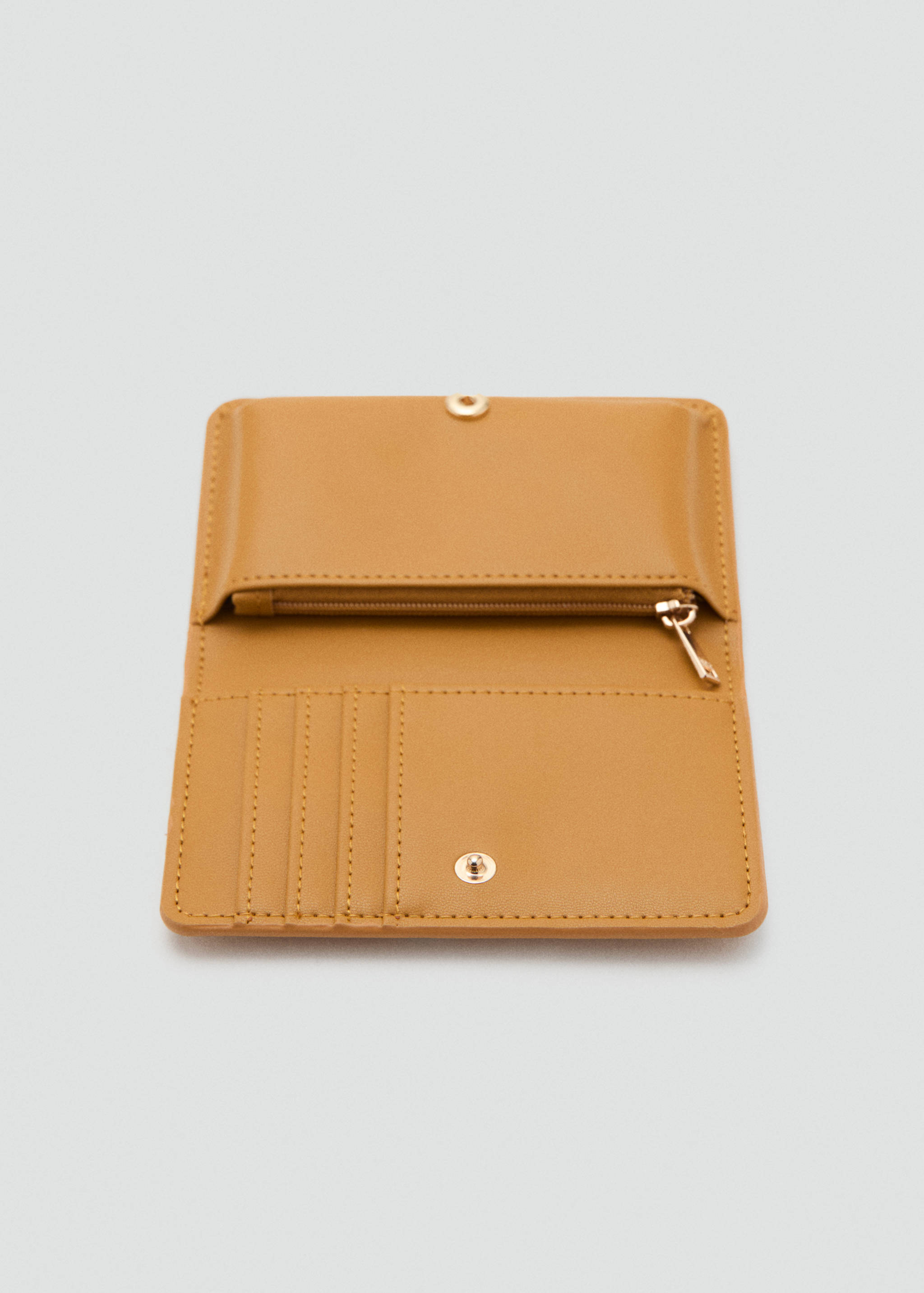 Small wallet with logo print - Details of the article 1