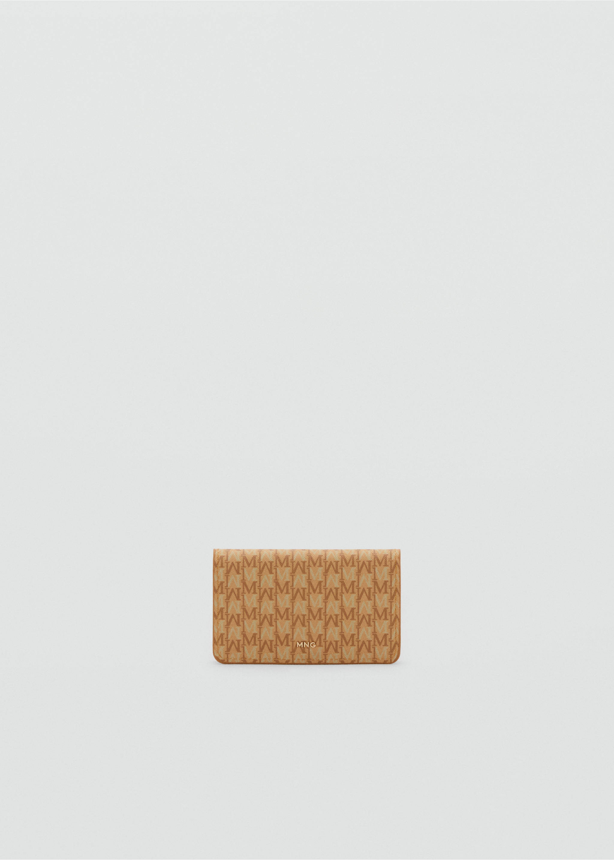 Petit portefeuille imprimé logo - Article sans modèle, Jaune. Ref: 17091533-00.