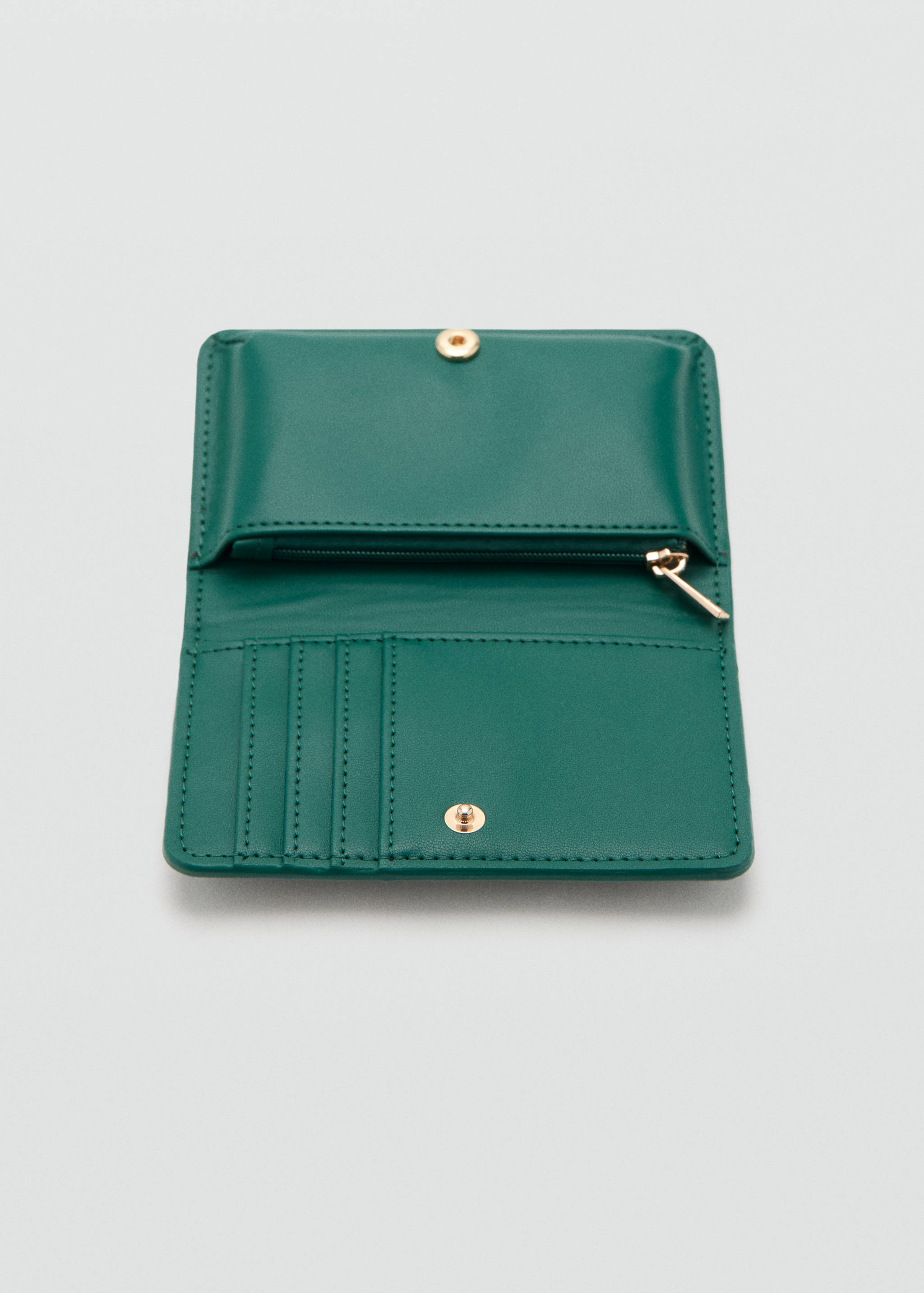 Small wallet with logo print - Details of the article 1