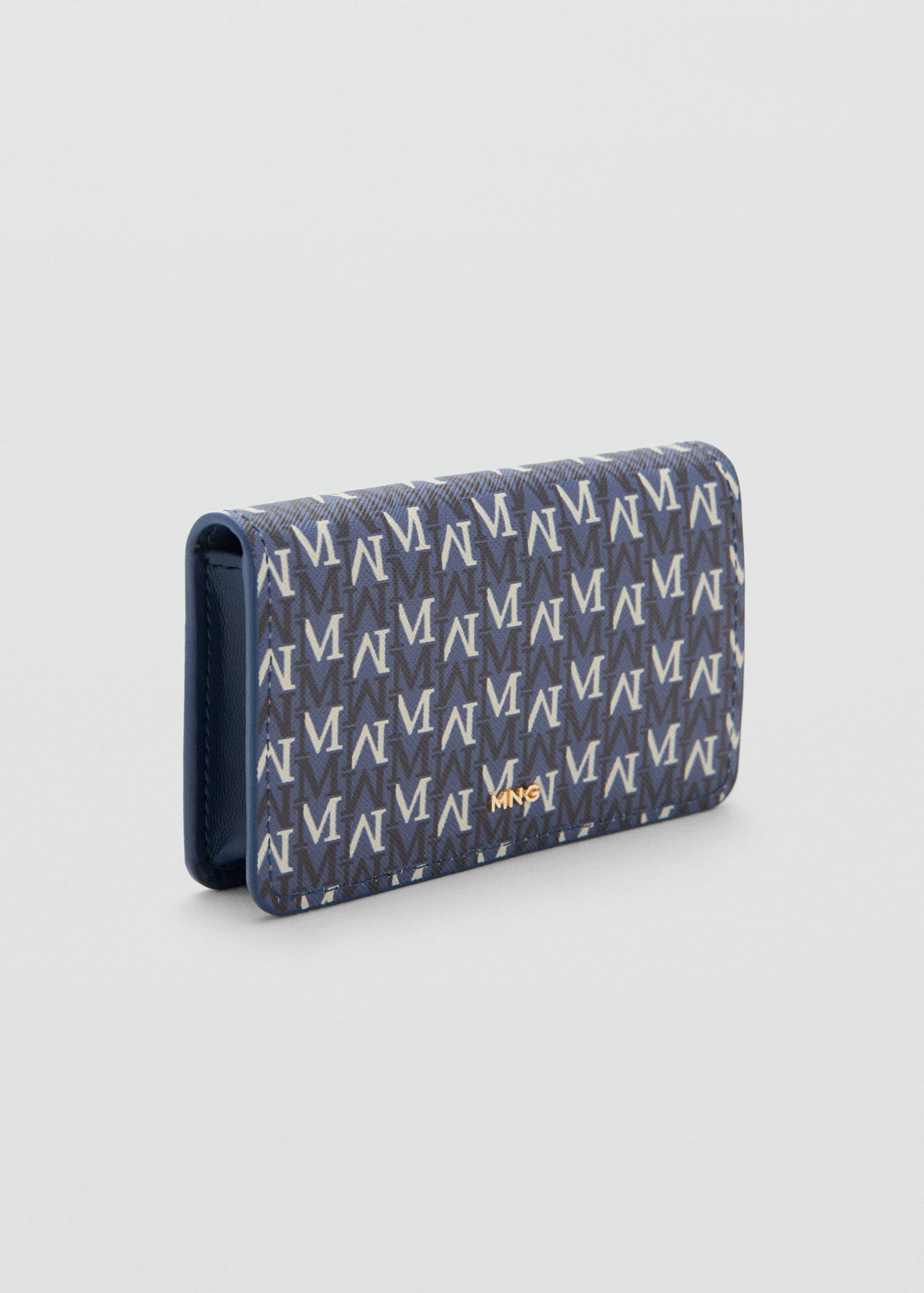 Small wallet with logo print - Medium plane