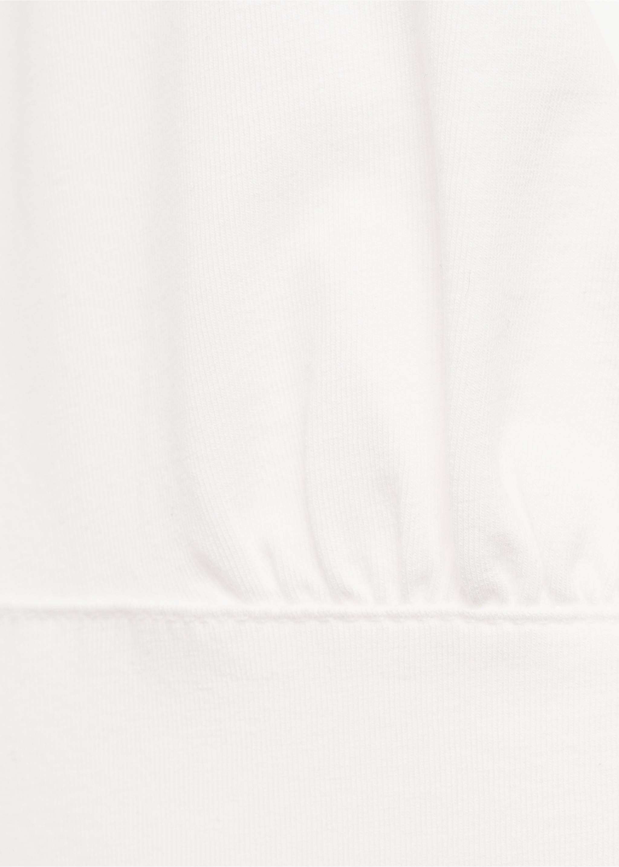 Camisa de dormir cotó fluid punta - Detall de l'article 8, Blanc. Ref: 17091538-00.