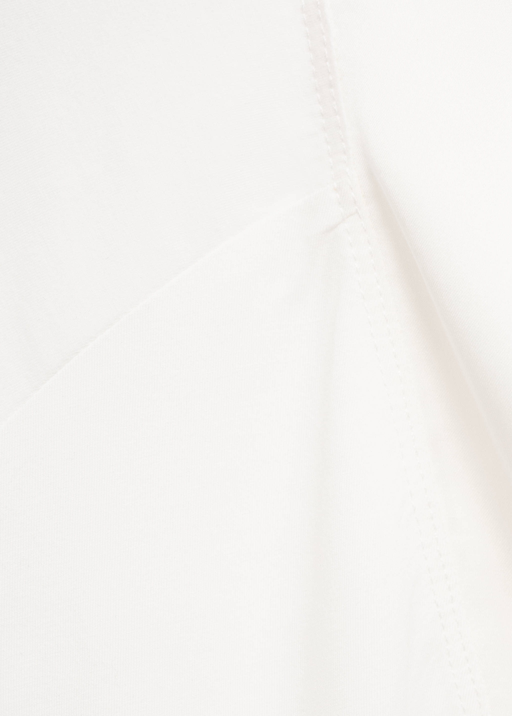 Peignoir en coton liseré satin - Détail de l'article 0