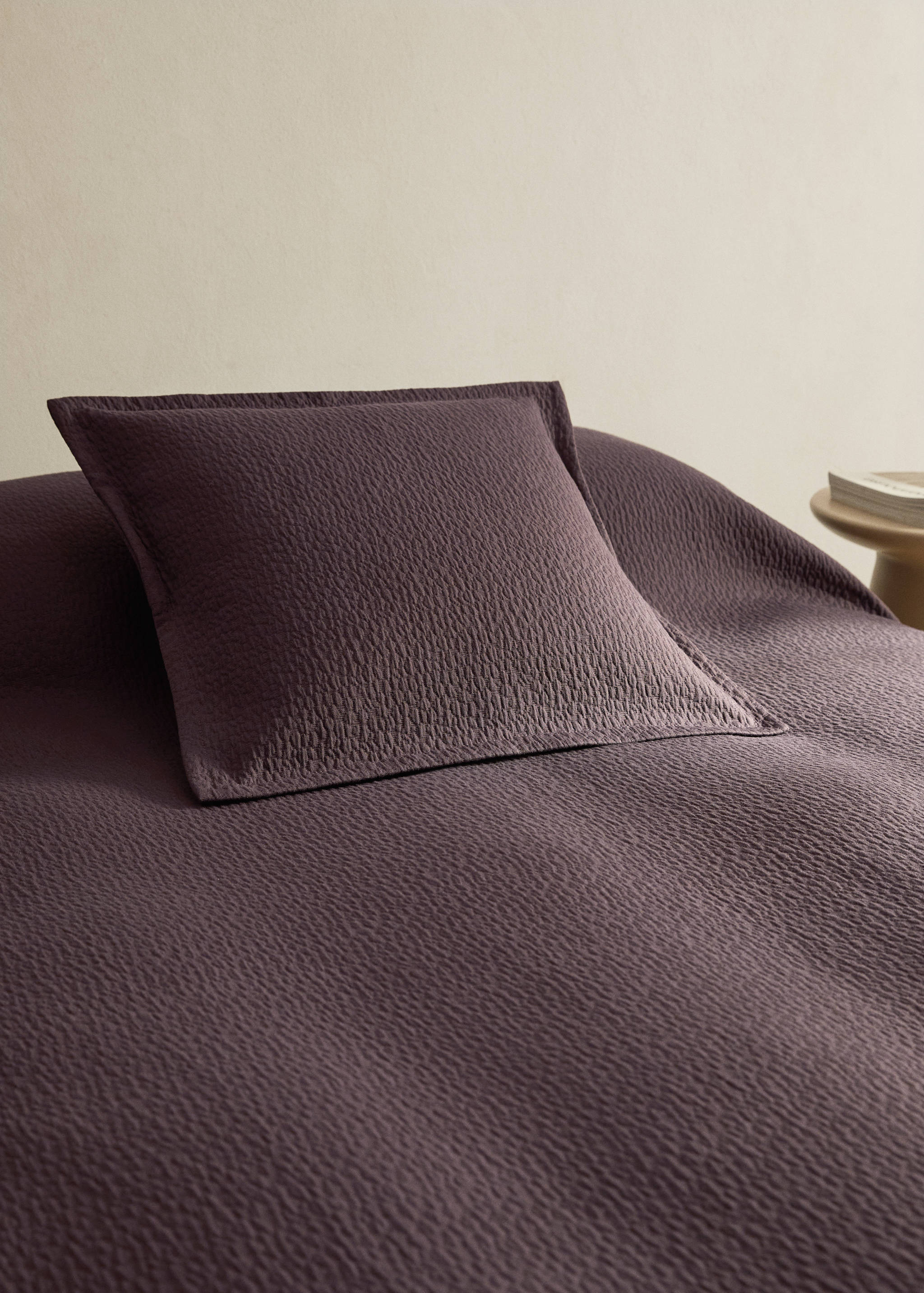 Přehoz na postel z bavlny garment-dyed se strukturou, na postel 130/150 cm - Detail zboží 7