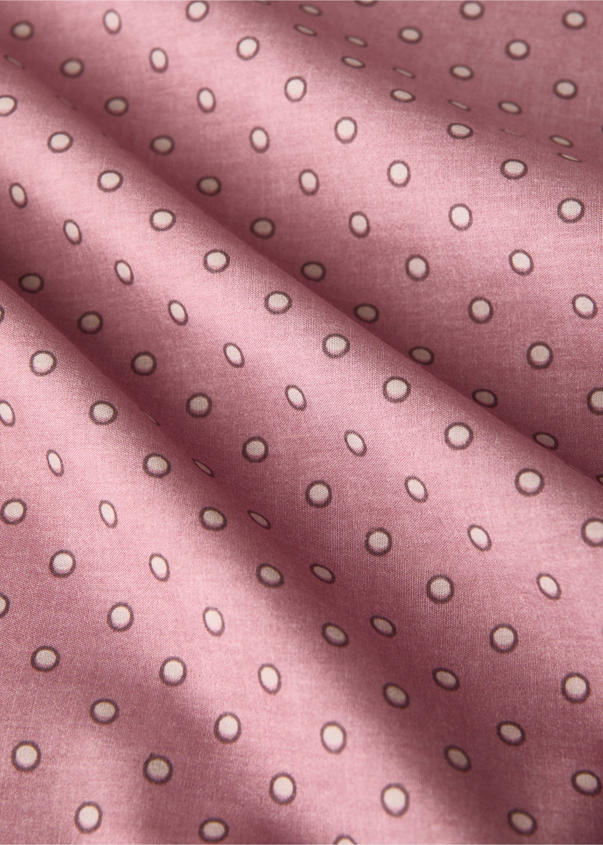 Housse de couette berceau en coton à pois réversible - Détail de l'article 2, Rose. Ref: 17091557-00.