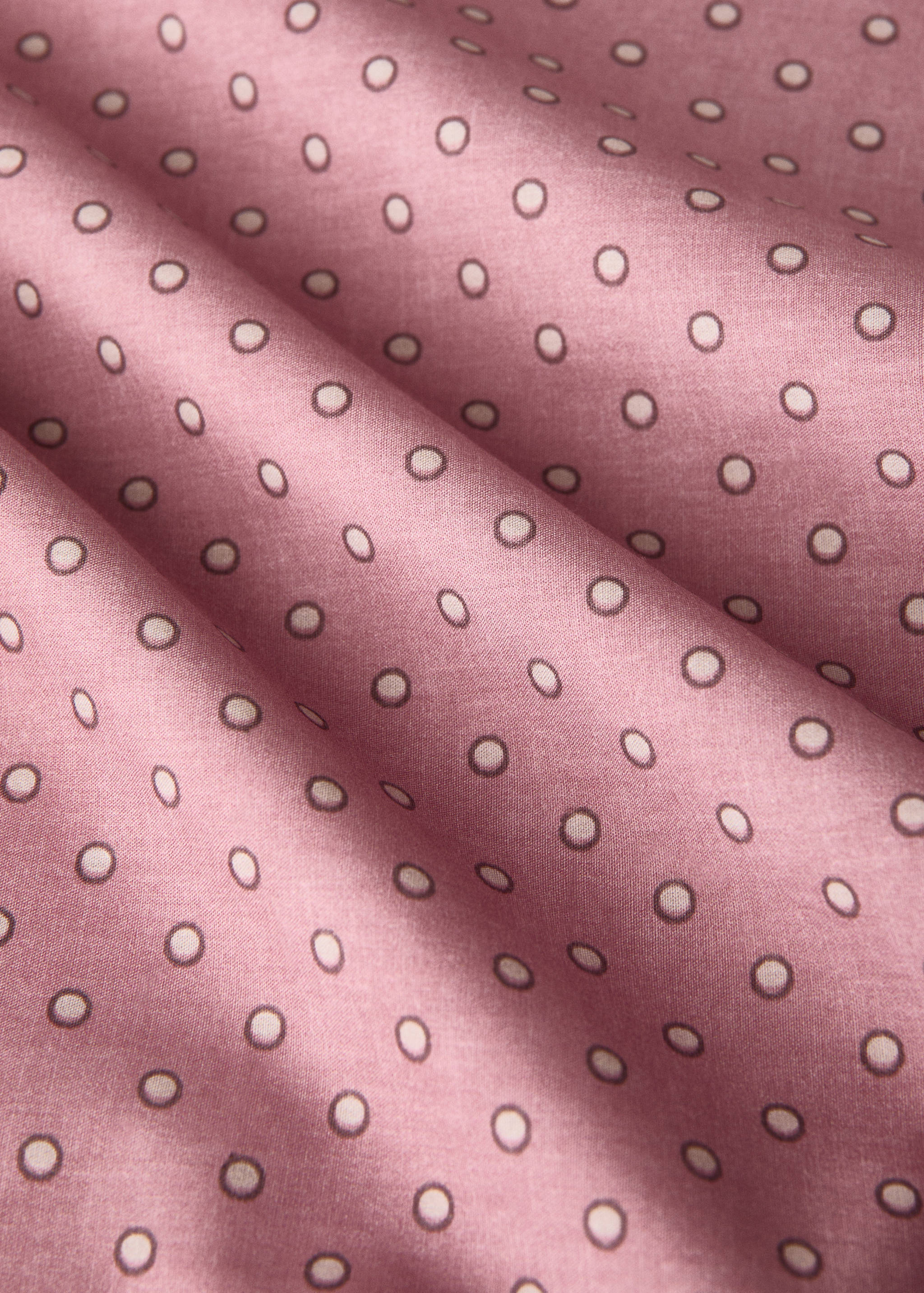 Housse de couette berceau en coton à pois réversible - Détail de l'article 2
