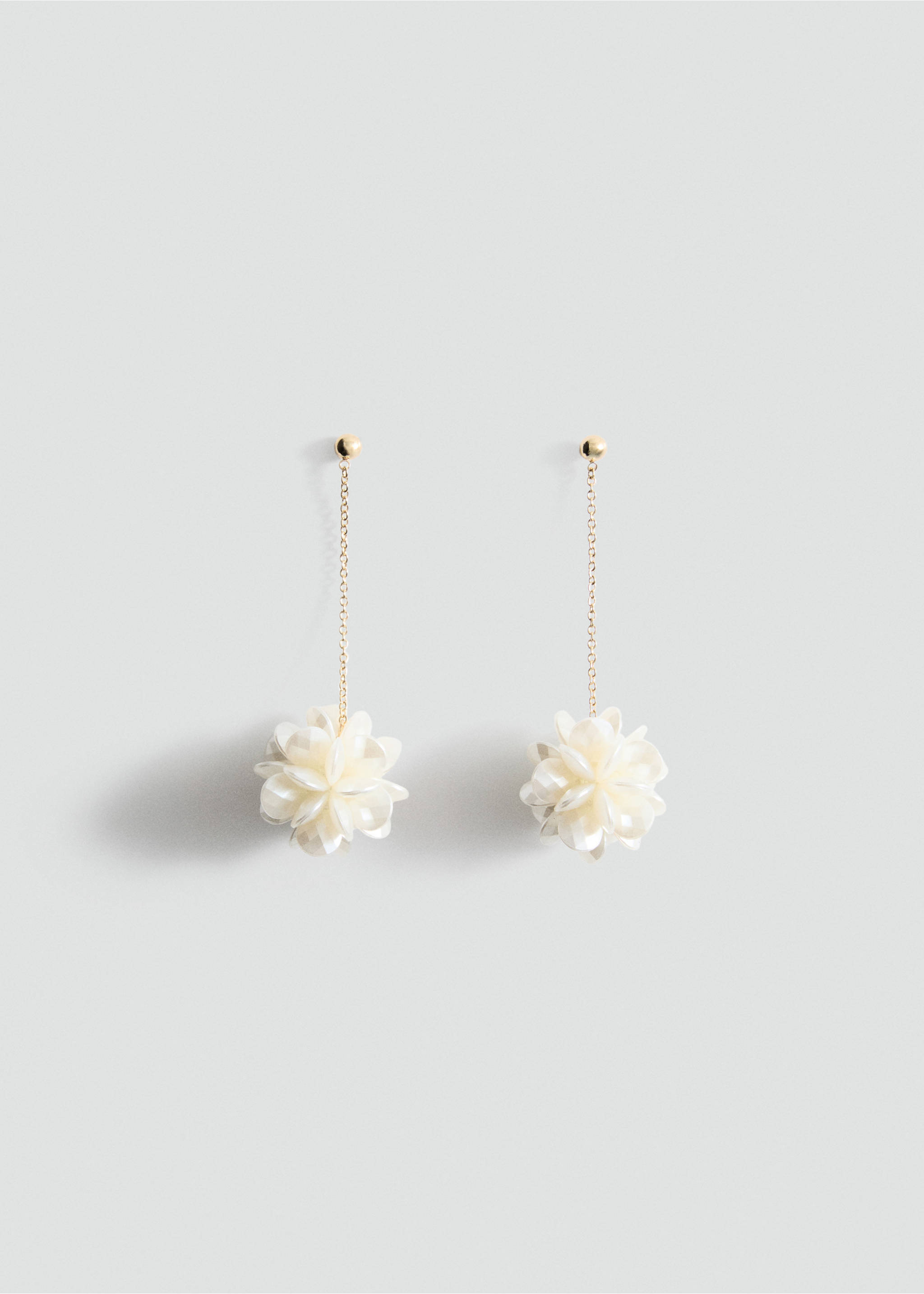 Pendientes largos flores - Artículo sin modelo, Oro. Ref: 17091583-00.