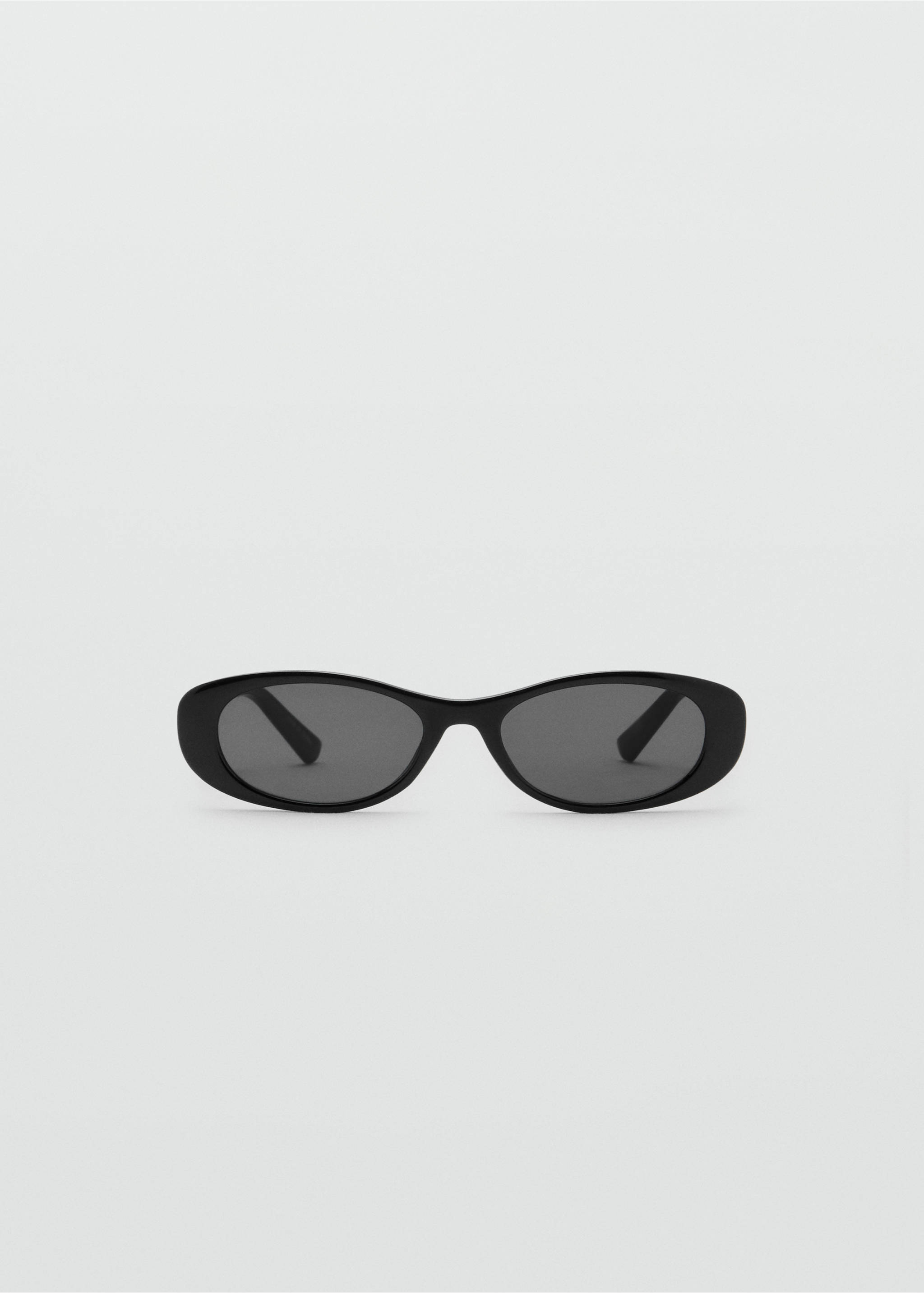 Oval-frame sunglasses - Article without model, Black. Ref: 17092537-00.