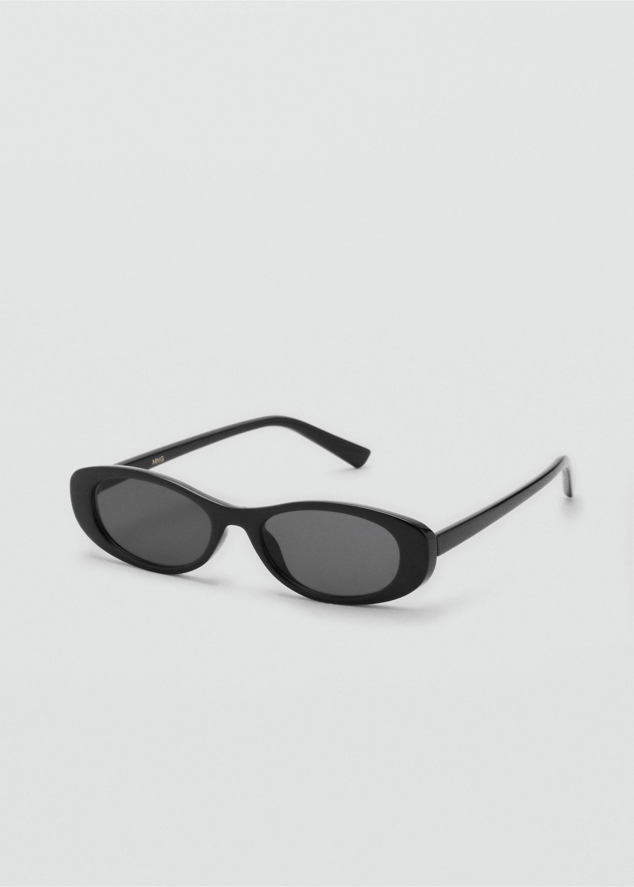 Oval-frame sunglasses - Medium plane, Black. Ref: 17092537-00.