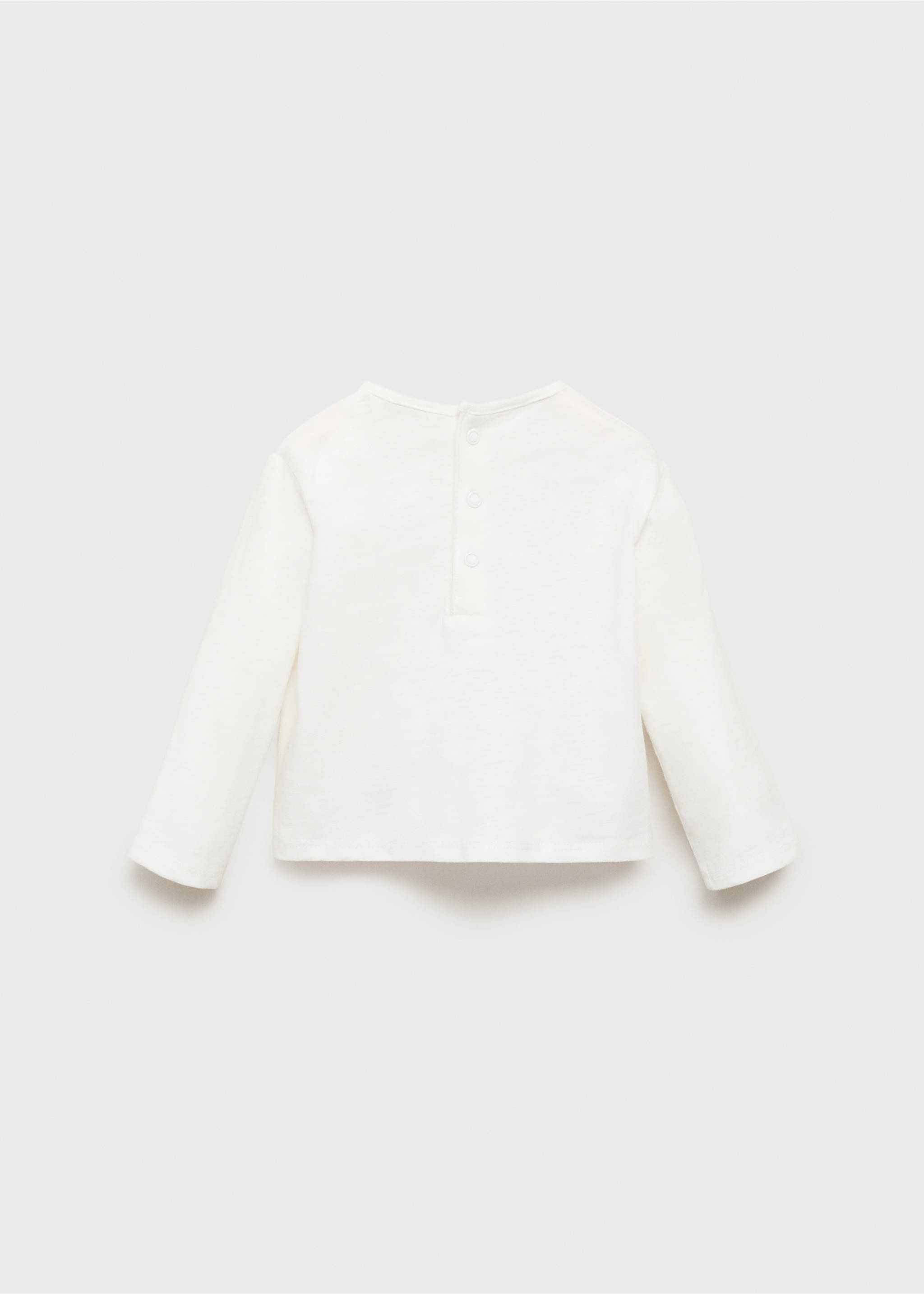 Pocket cotton T-shirt - Reverse of the article, Off White. Ref: 17092538-00.