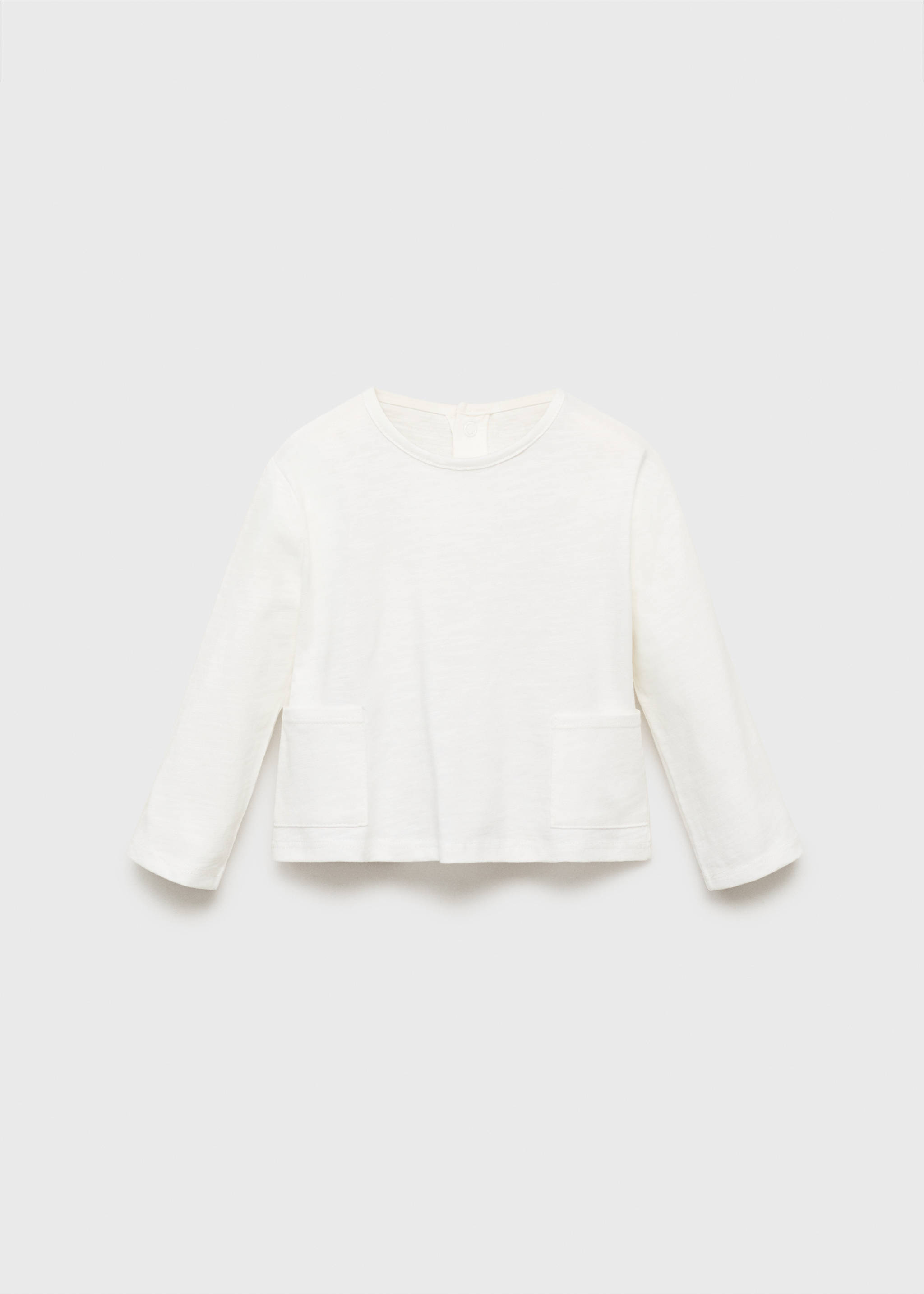 Pocket cotton T-shirt - Article without model, Off White. Ref: 17092538-00.