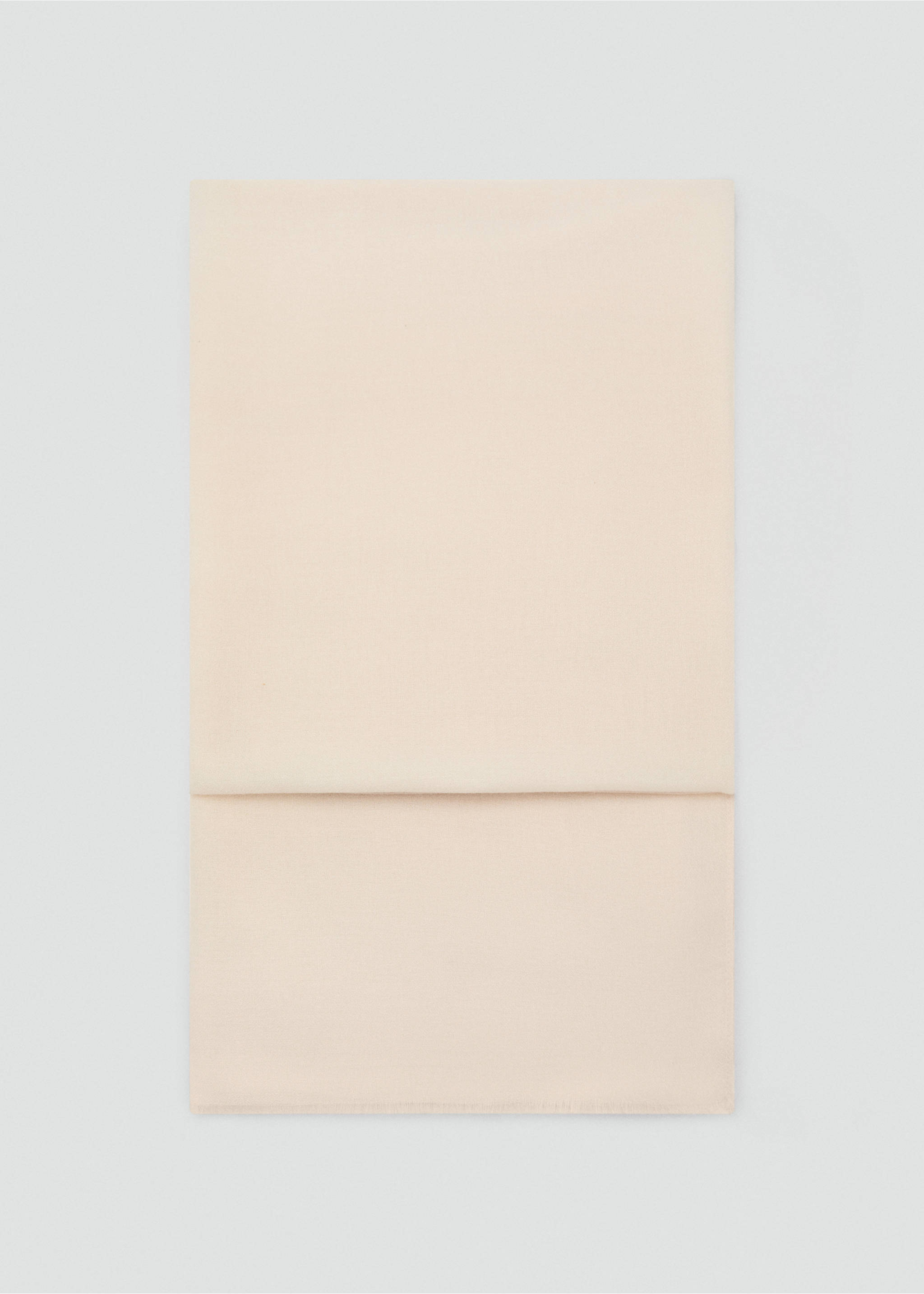 Effen sjaal met rafelige afwerking - Artikel zonder model, Ecru. Ref: 17092542-00.