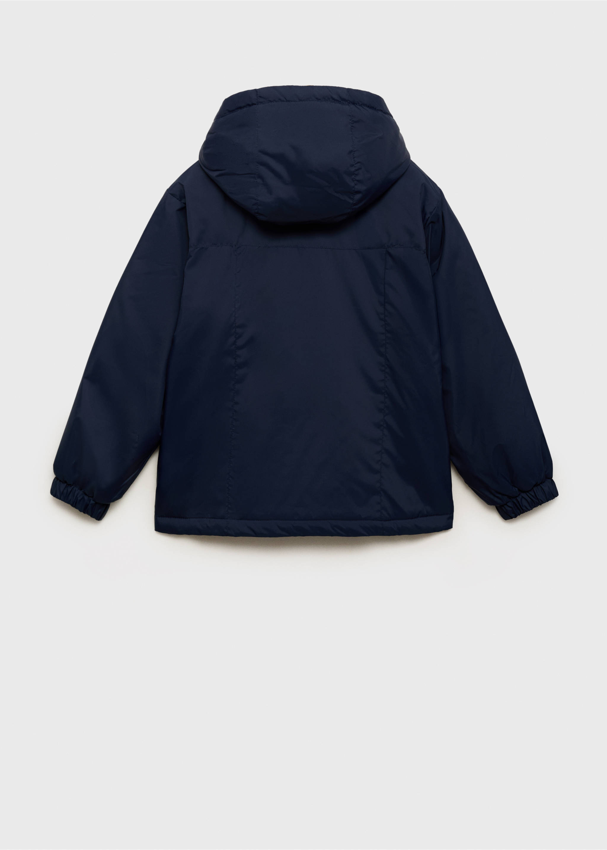 Water-repellent puffer coat - Reverse of the article, Navy. Ref: 17092893-00.