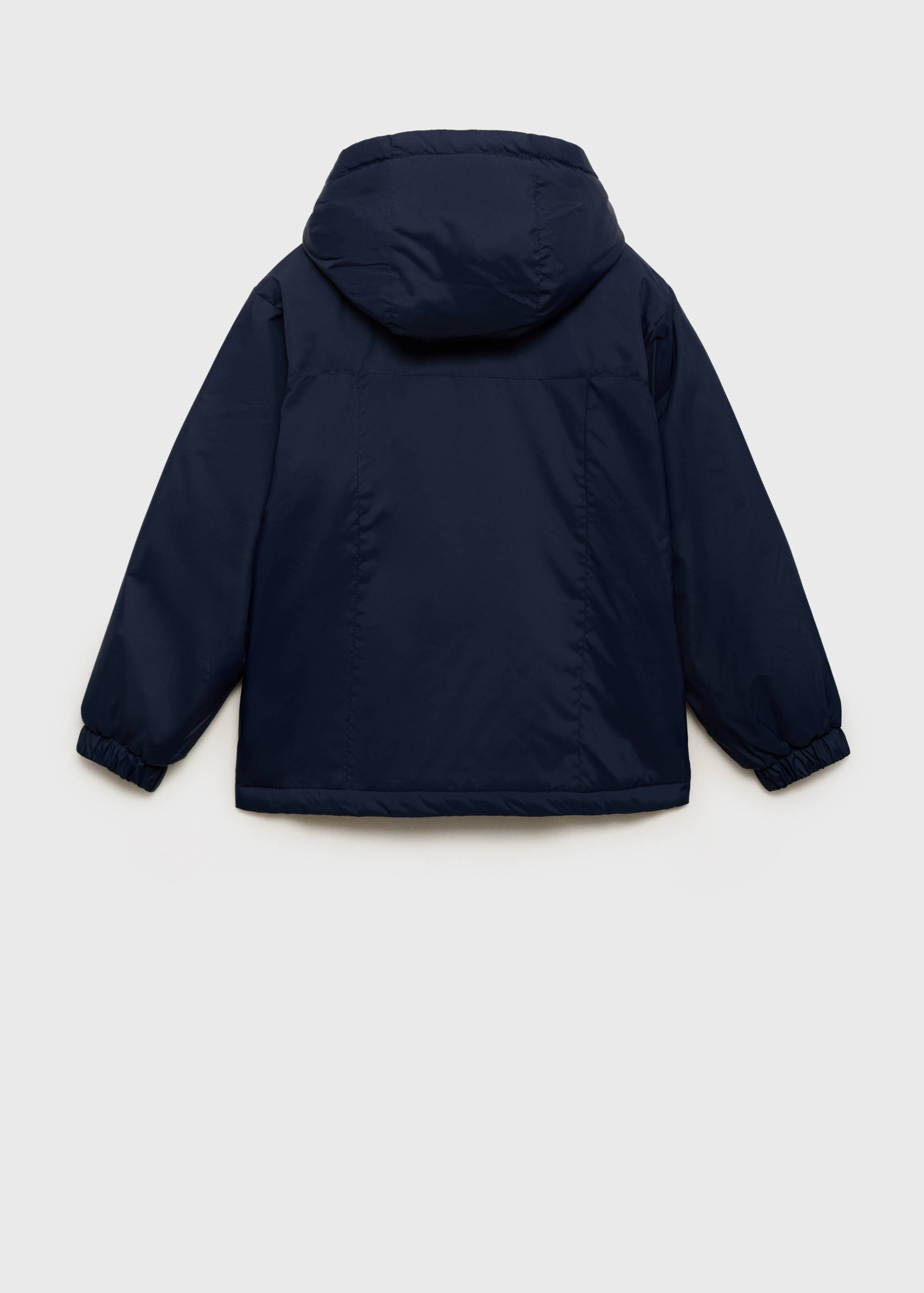 Water-repellent puffer coat - Reverse of the article