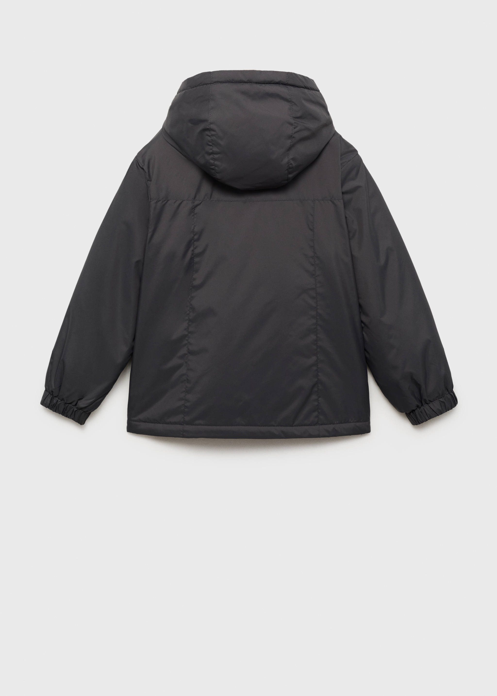 Water-repellent puffer coat - Reverse of the article