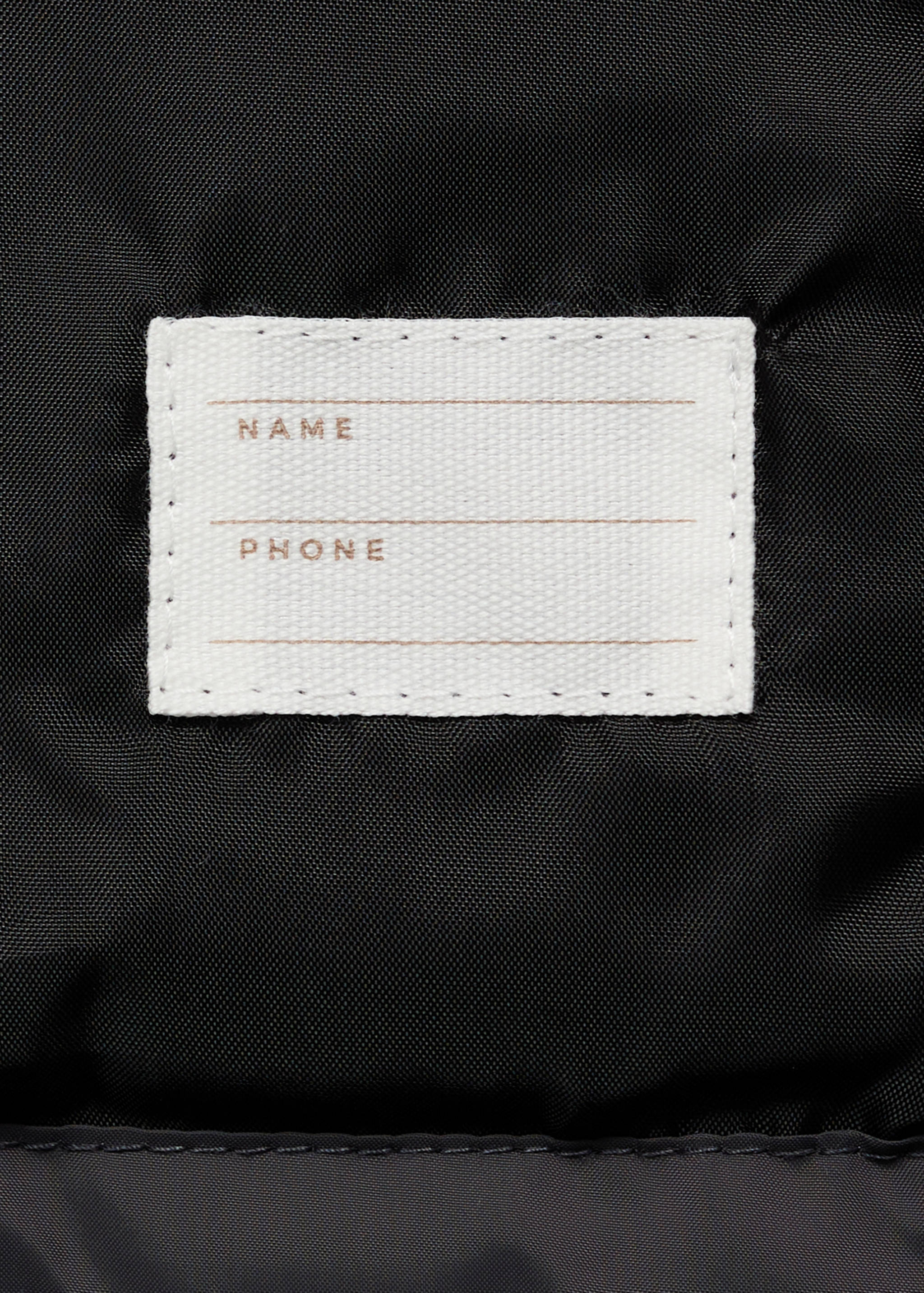 Water-repellent puffer coat - Details of the article 0