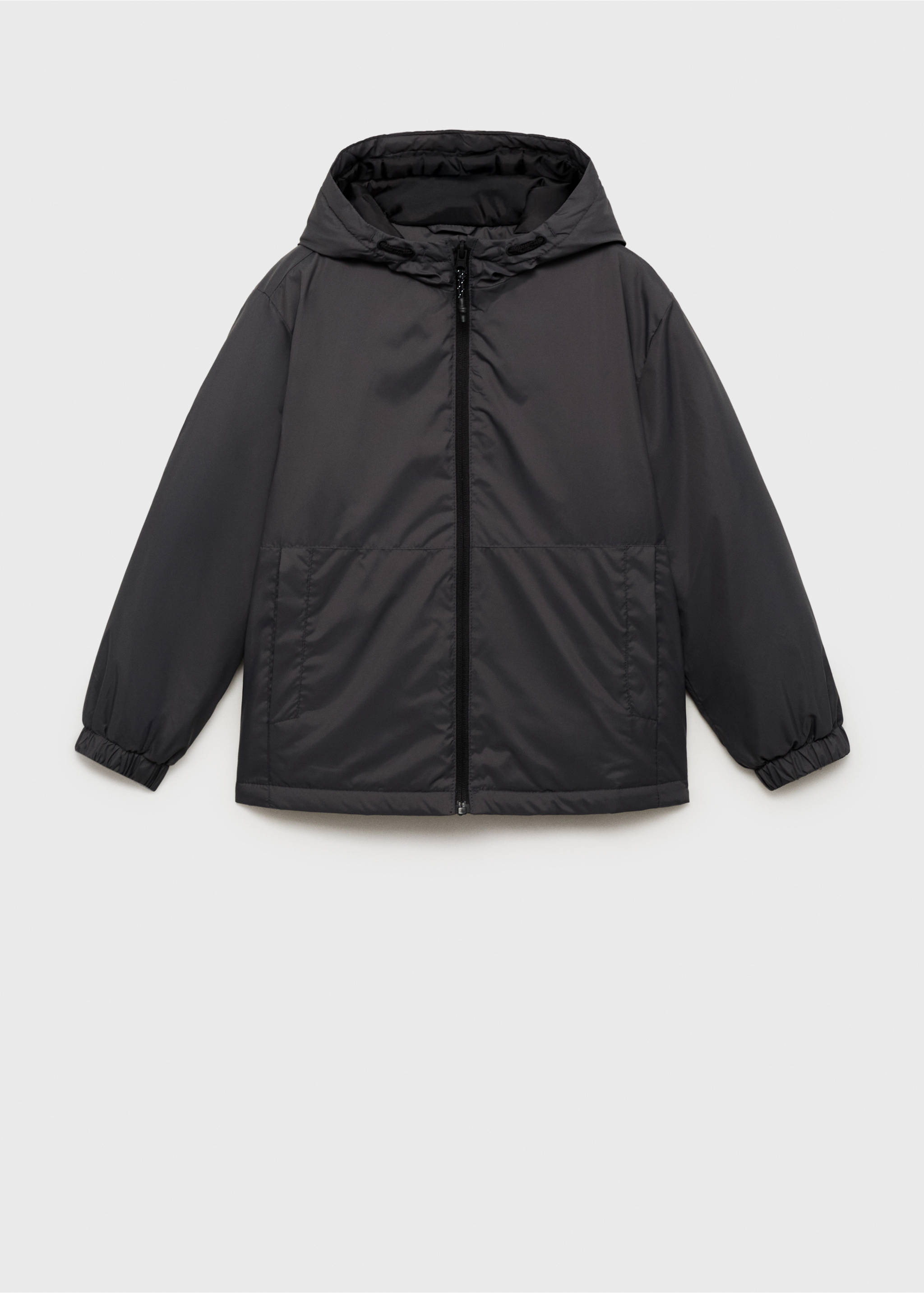 Water-repellent puffer coat - Article without model, Charcoal. Ref: 17092893-00.