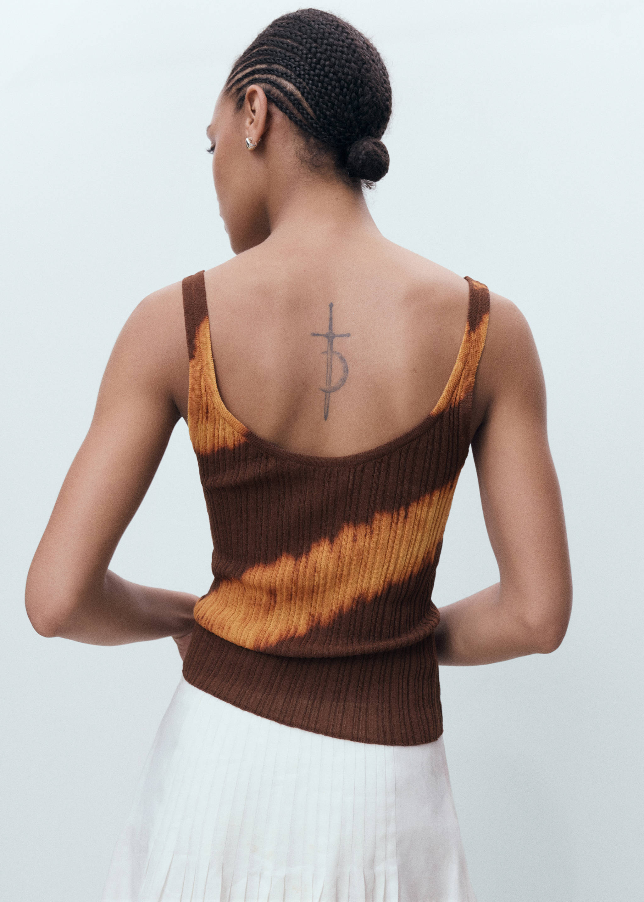 Top punto tie-dye - Reverso del artículo