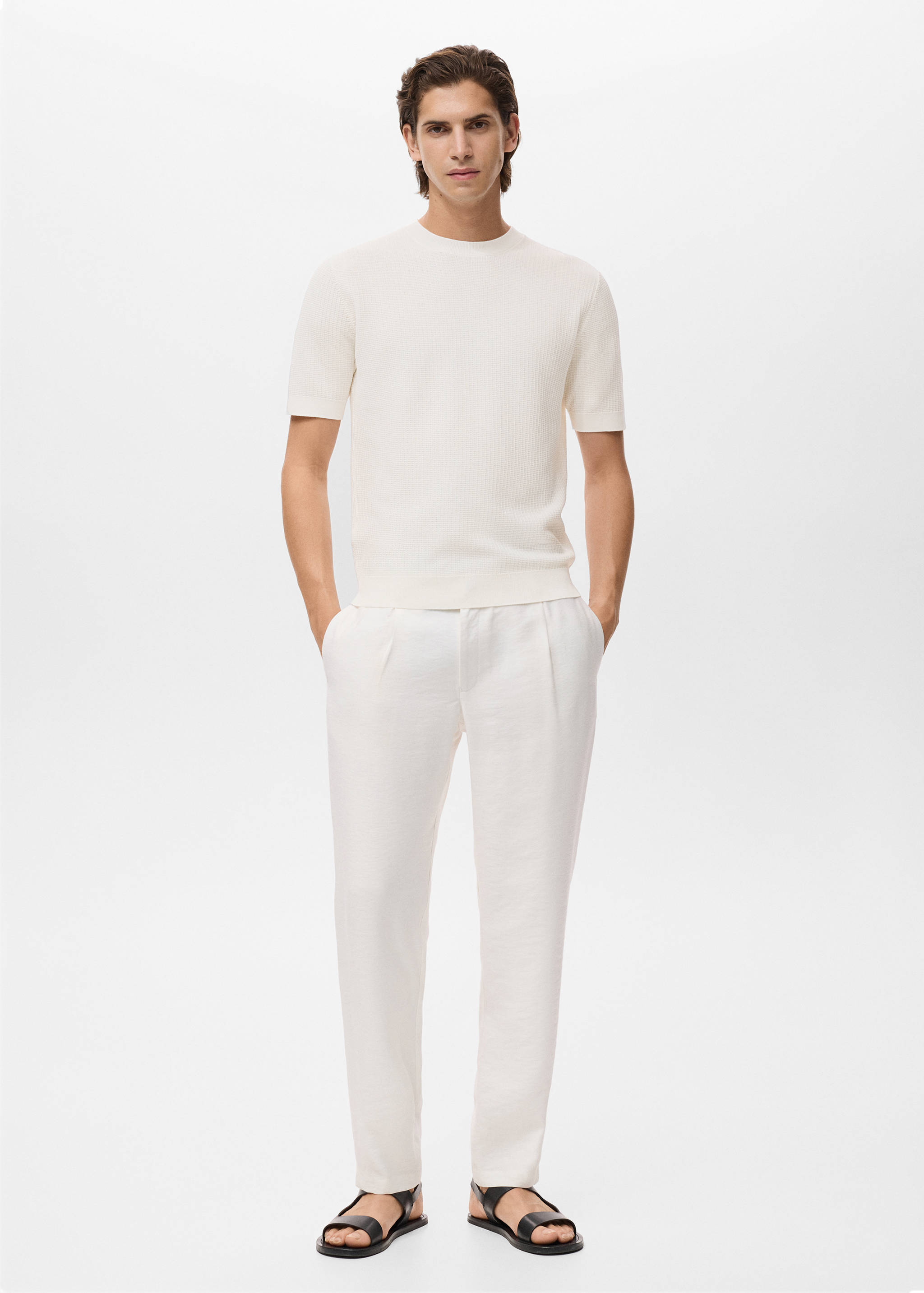 Μπλούζα 100% βαμβάκι πλεκτή - Γενικό πλάνο