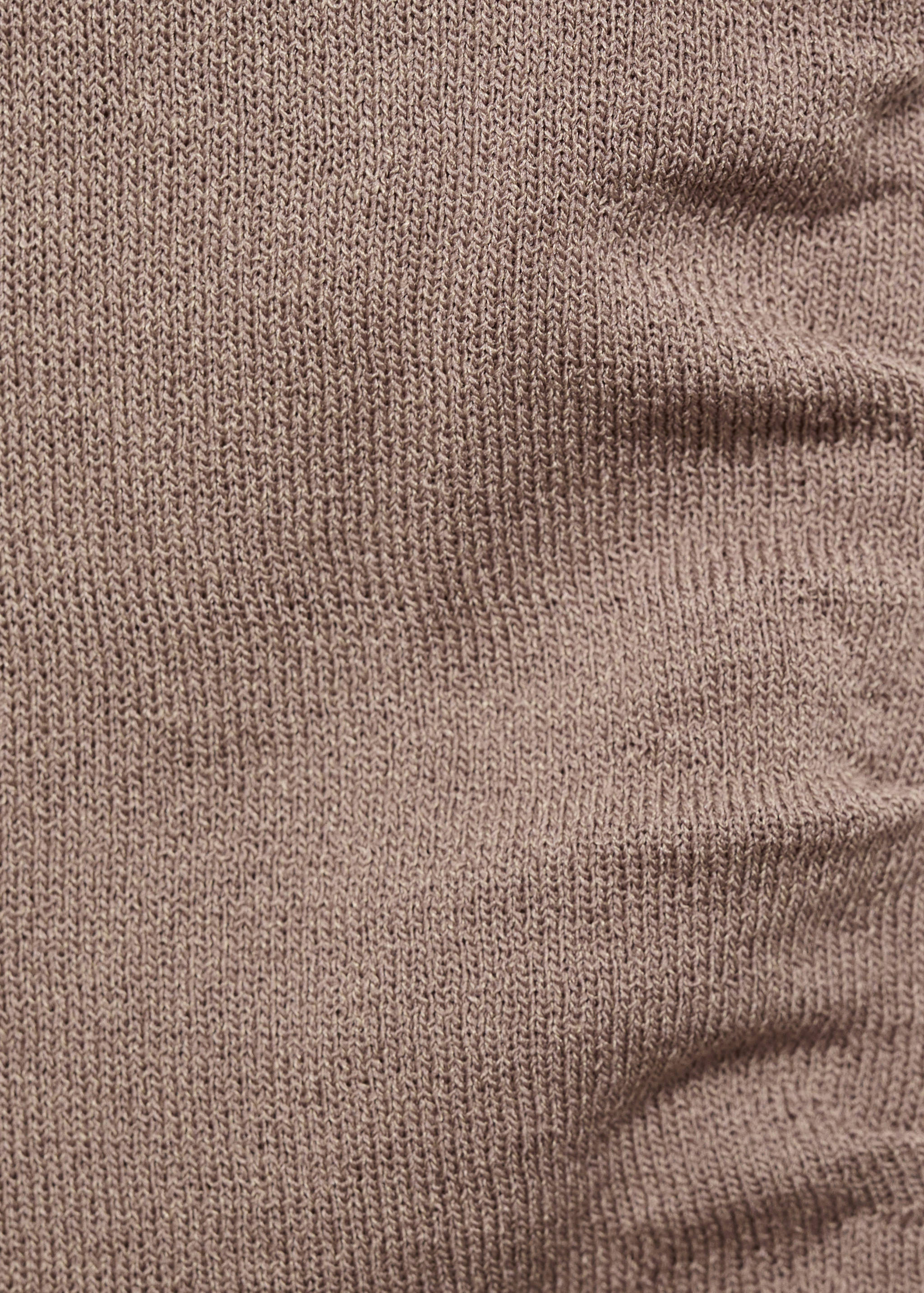 Asymmetrisches Stricktop mit Trägern - Detail des Artikels 0