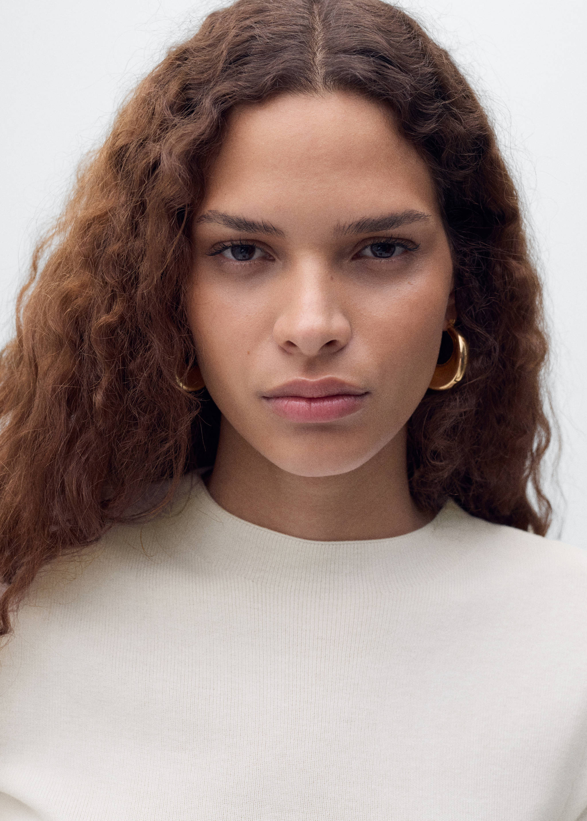 Pull-over maille fine manches courtes - Détail de l'article 1