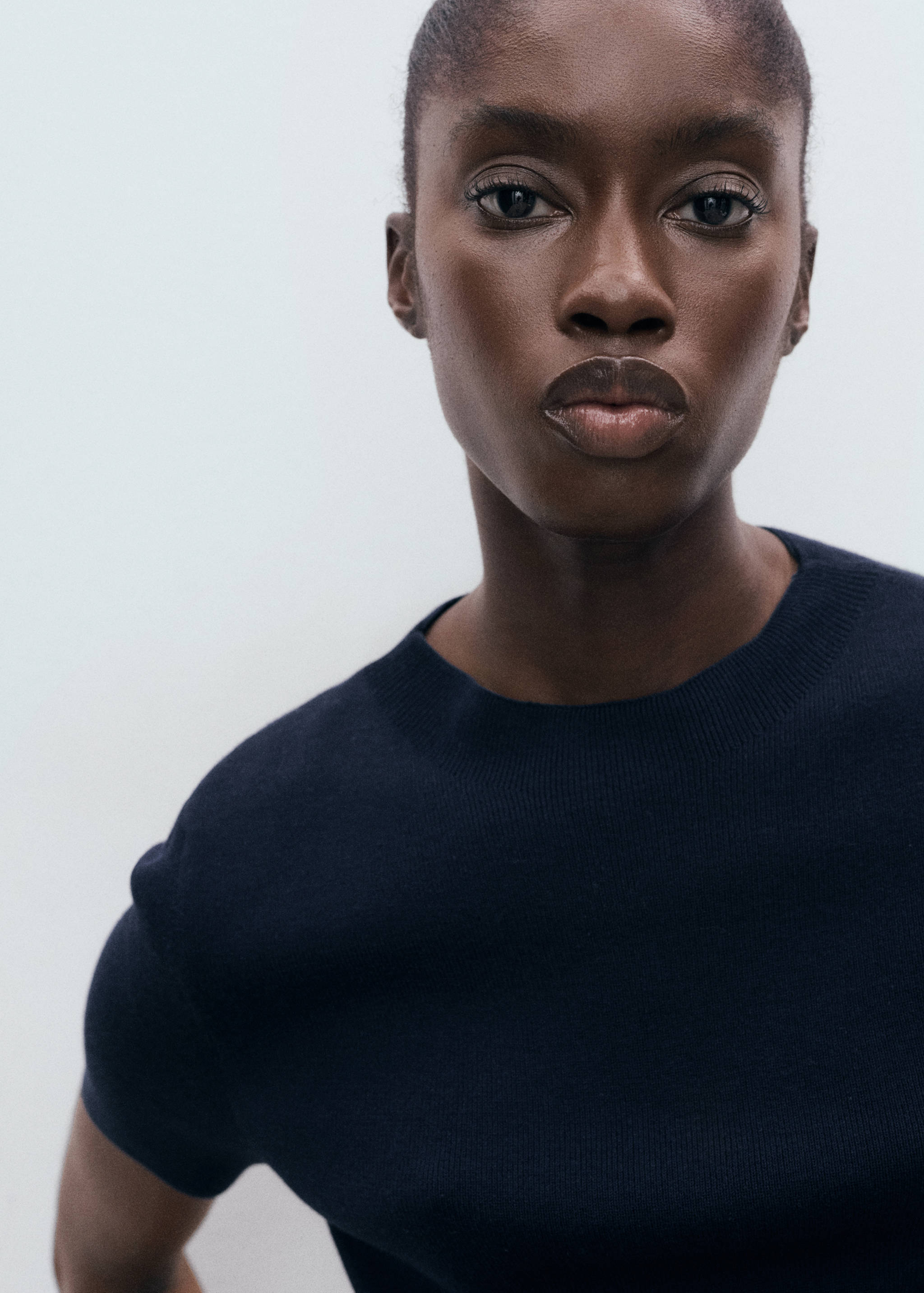 Pull-over maille fine manches courtes - Détail de l'article 1