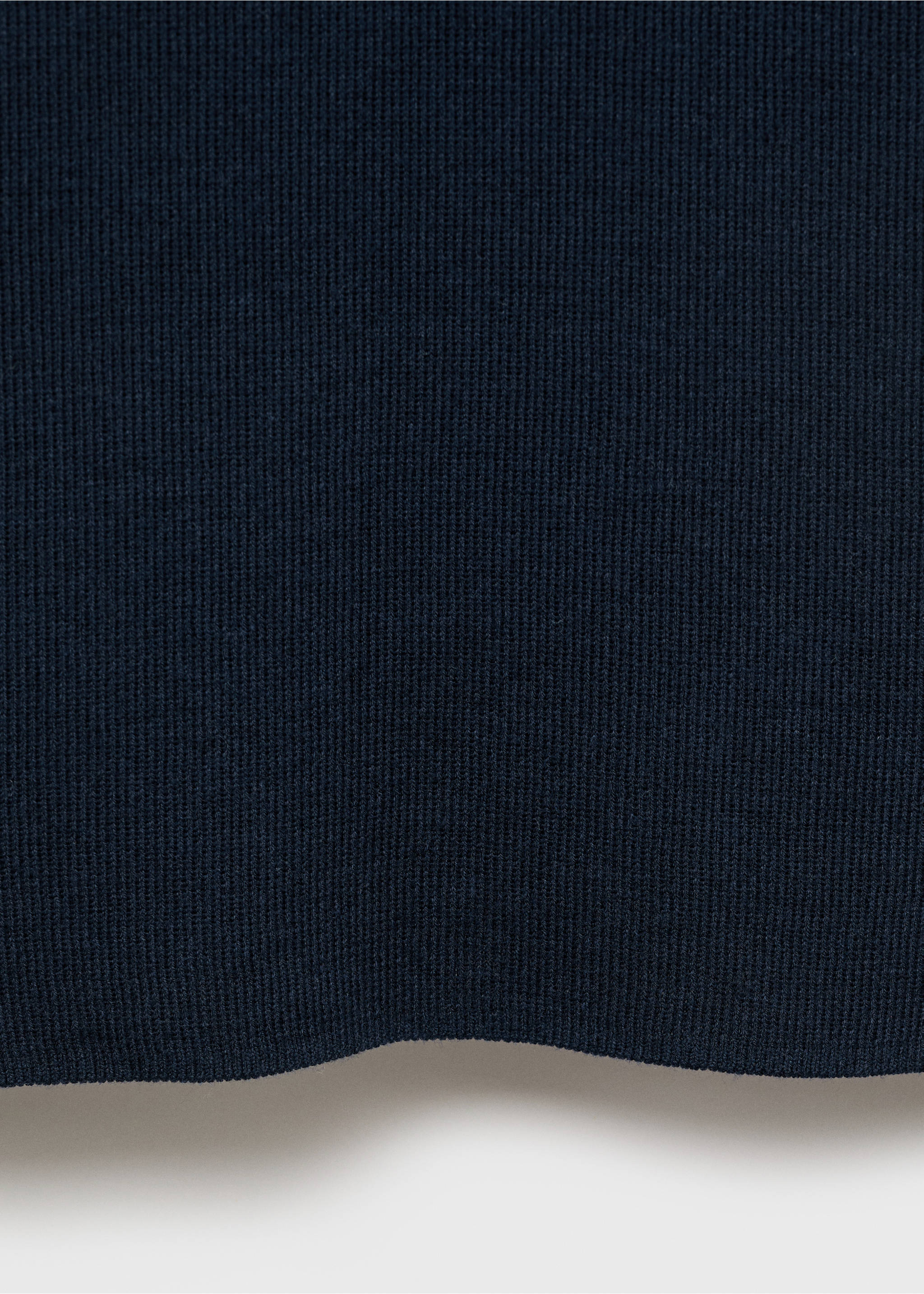 Pull-over maille fine manches courtes - Détail de l'article 8, Bleu marine. Ref: 17092907-00.