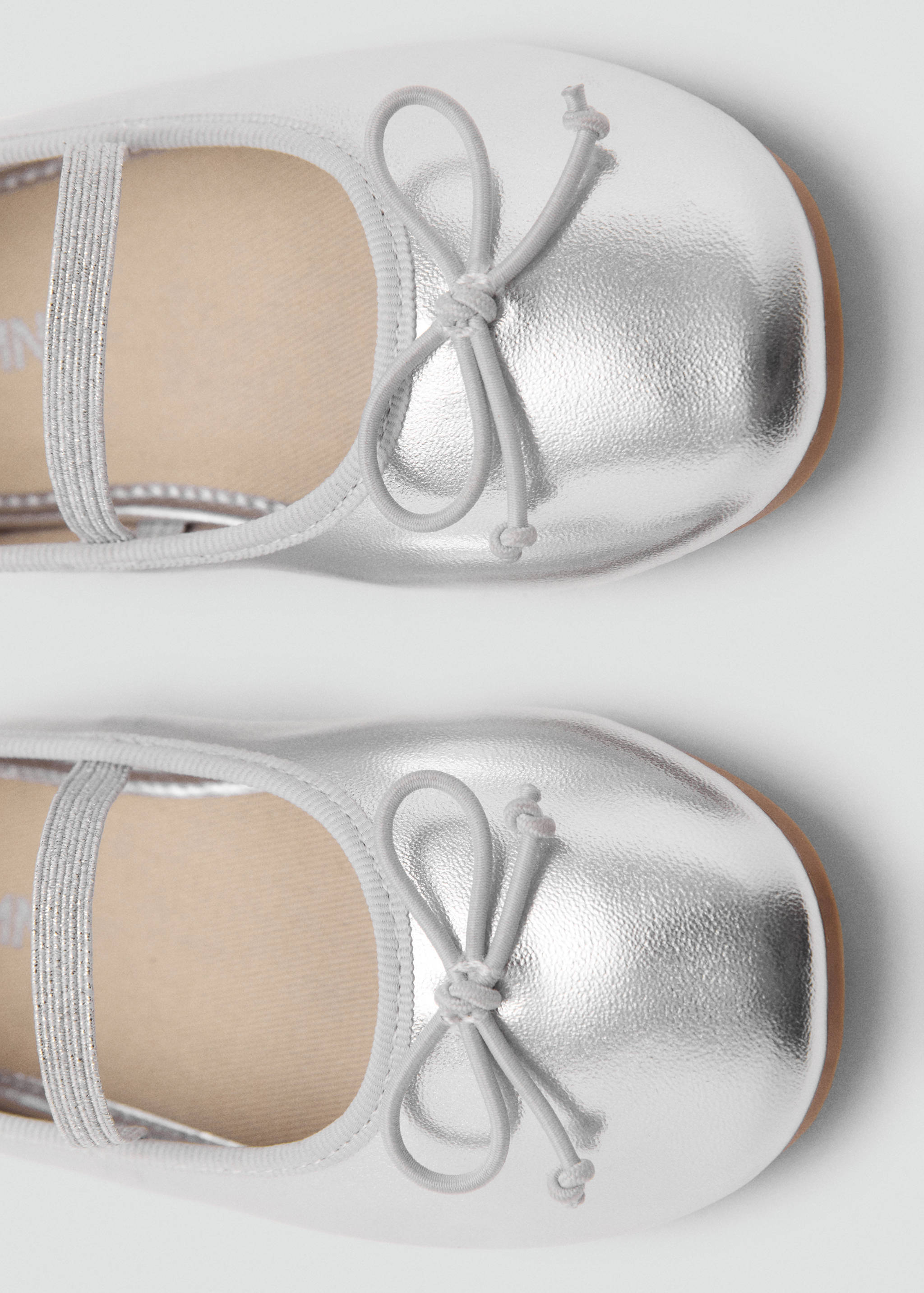 Metallic ballet flats with bow - Details of the article 2