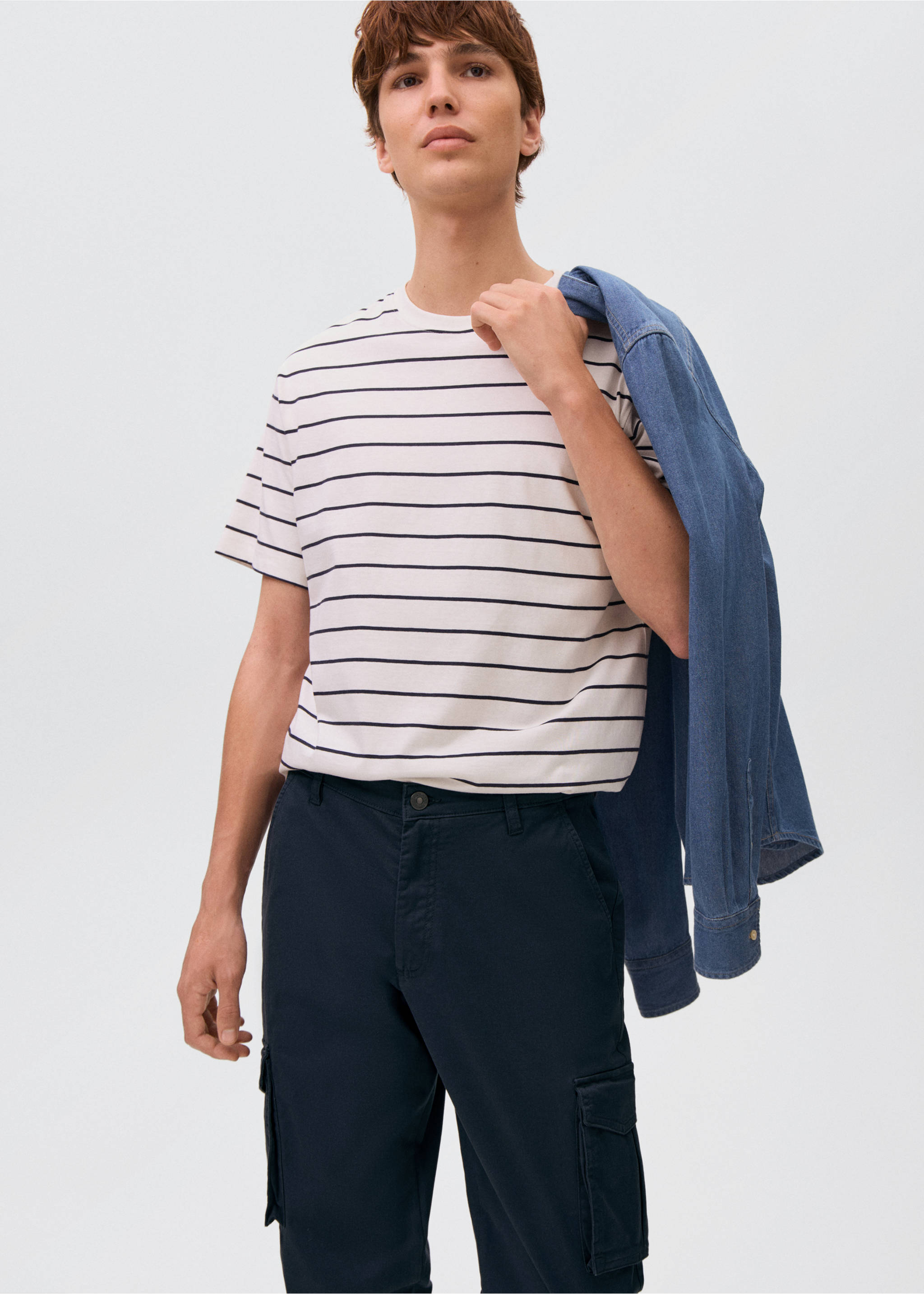 Cargo trousers - Details of the article 1, Navy. Ref: 17092910-00.