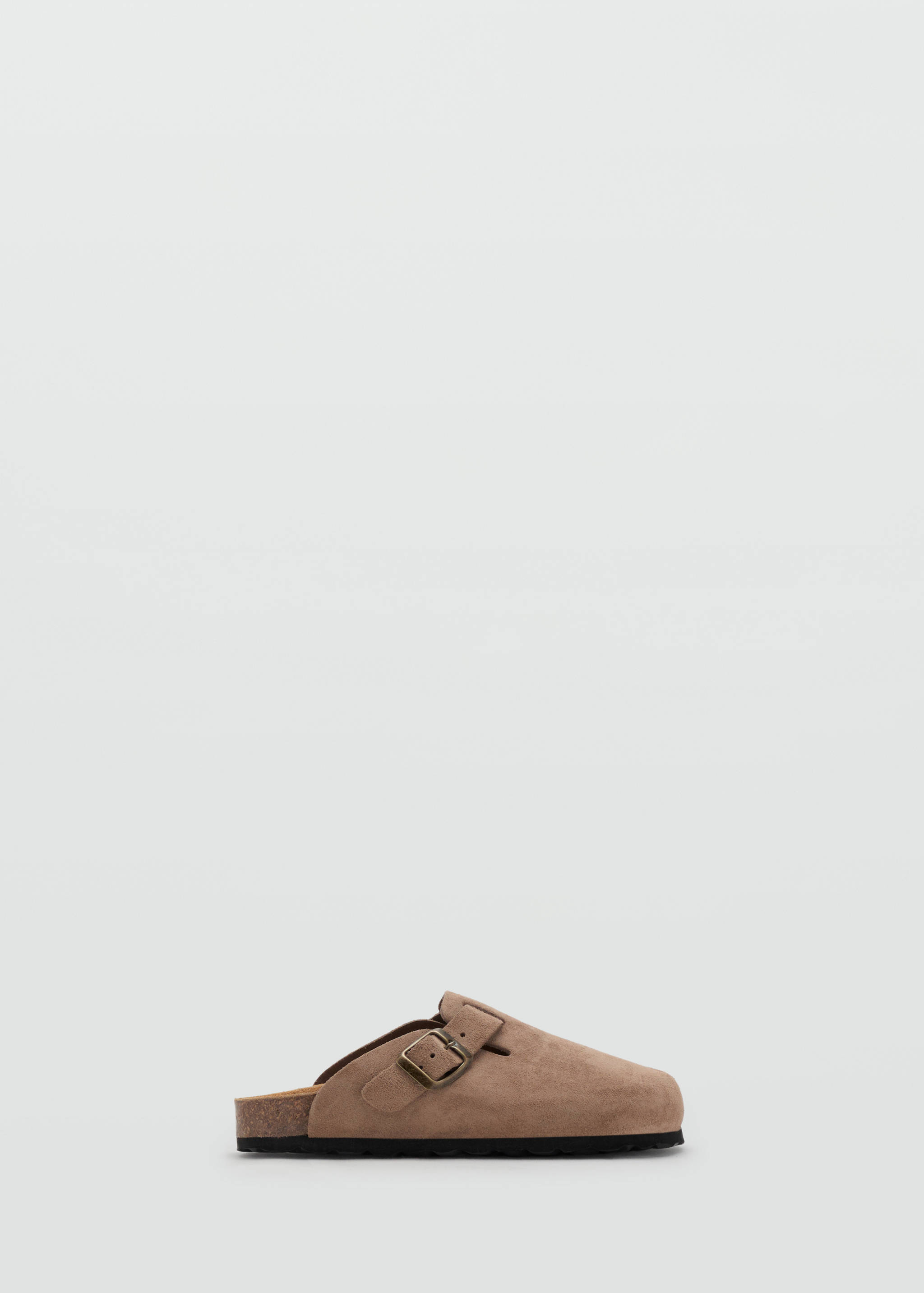 Leather clogs with buckle - Article without model