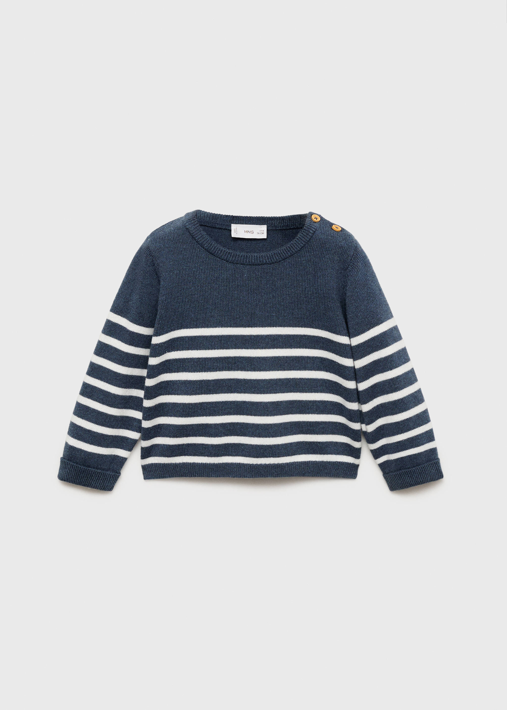 Knit striped sweater - Article without model